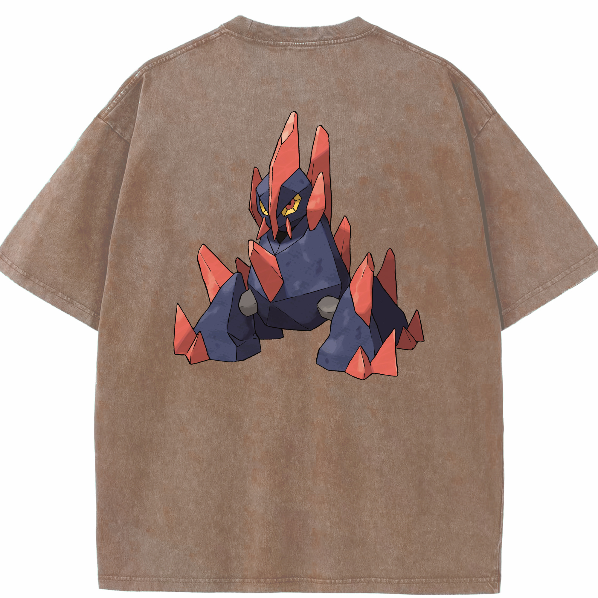 （画像用） ポケットモンスター Pokémon 綿100% ヴィンテージ風 半袖Tシャツ（背面プリント）