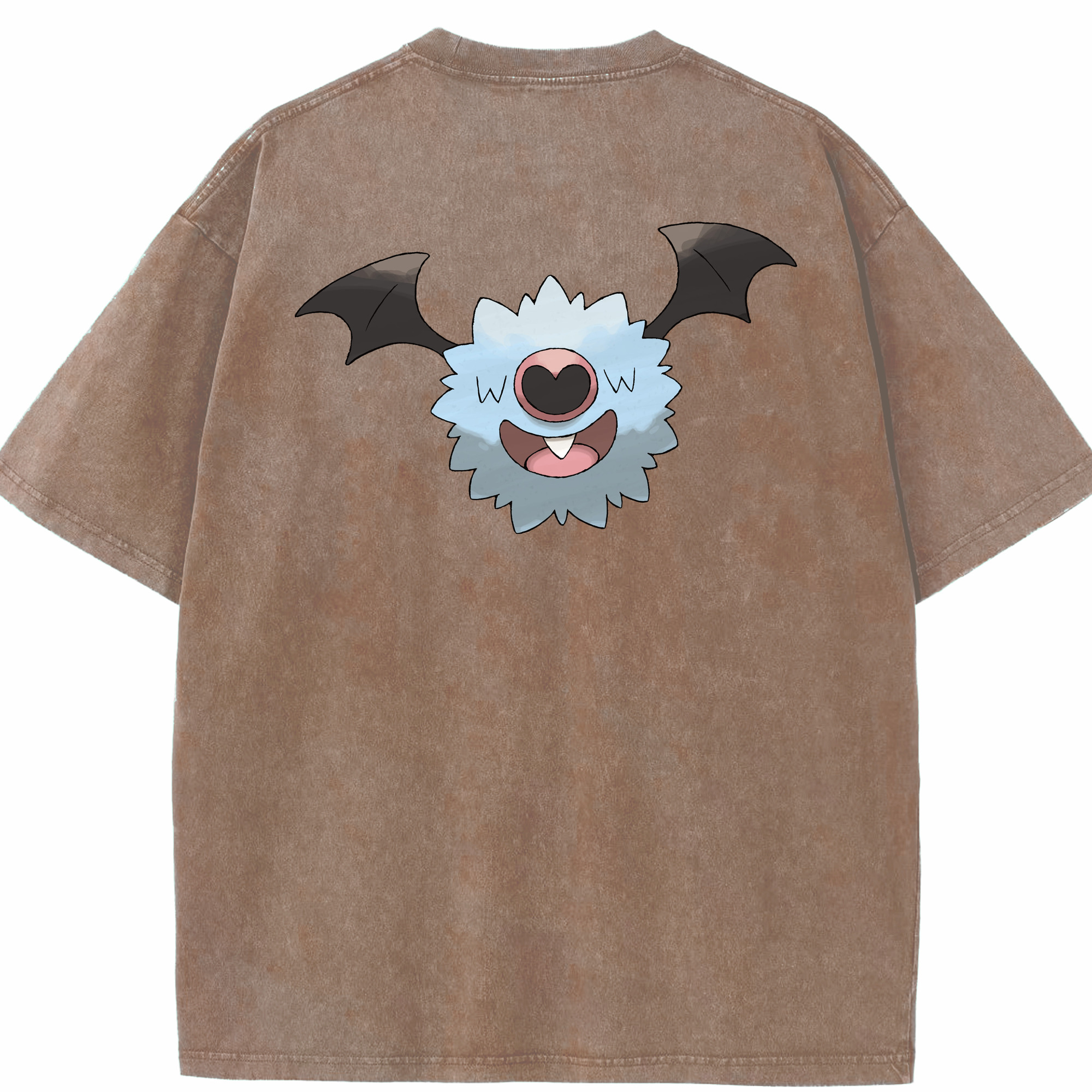 （画像用） ポケットモンスター Pokémon 綿100% ヴィンテージ風 半袖Tシャツ（背面プリント）