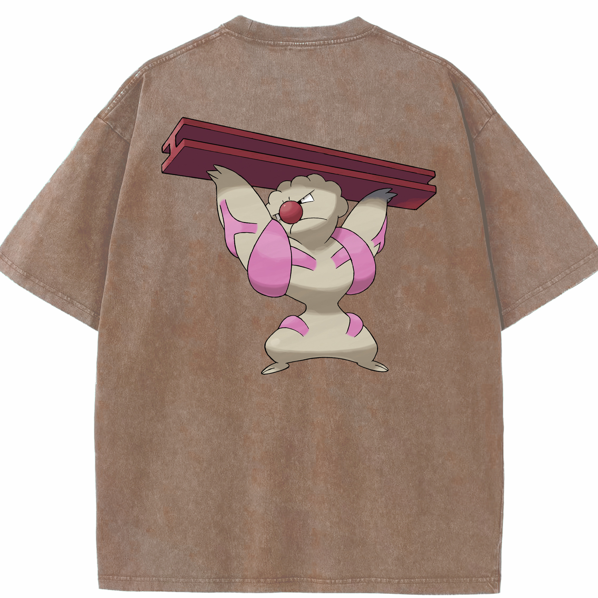 （画像用） ポケットモンスター Pokémon 綿100% ヴィンテージ風 半袖Tシャツ（背面プリント）