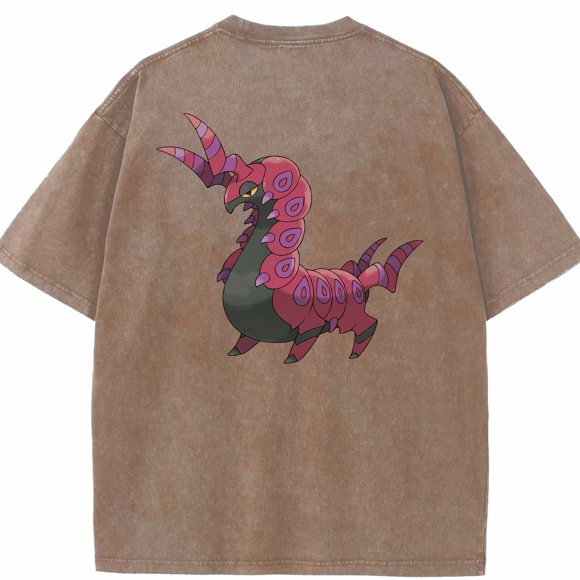 （画像用） ポケットモンスター Pokémon 綿100% ヴィンテージ風 半袖Tシャツ（背面プリント）