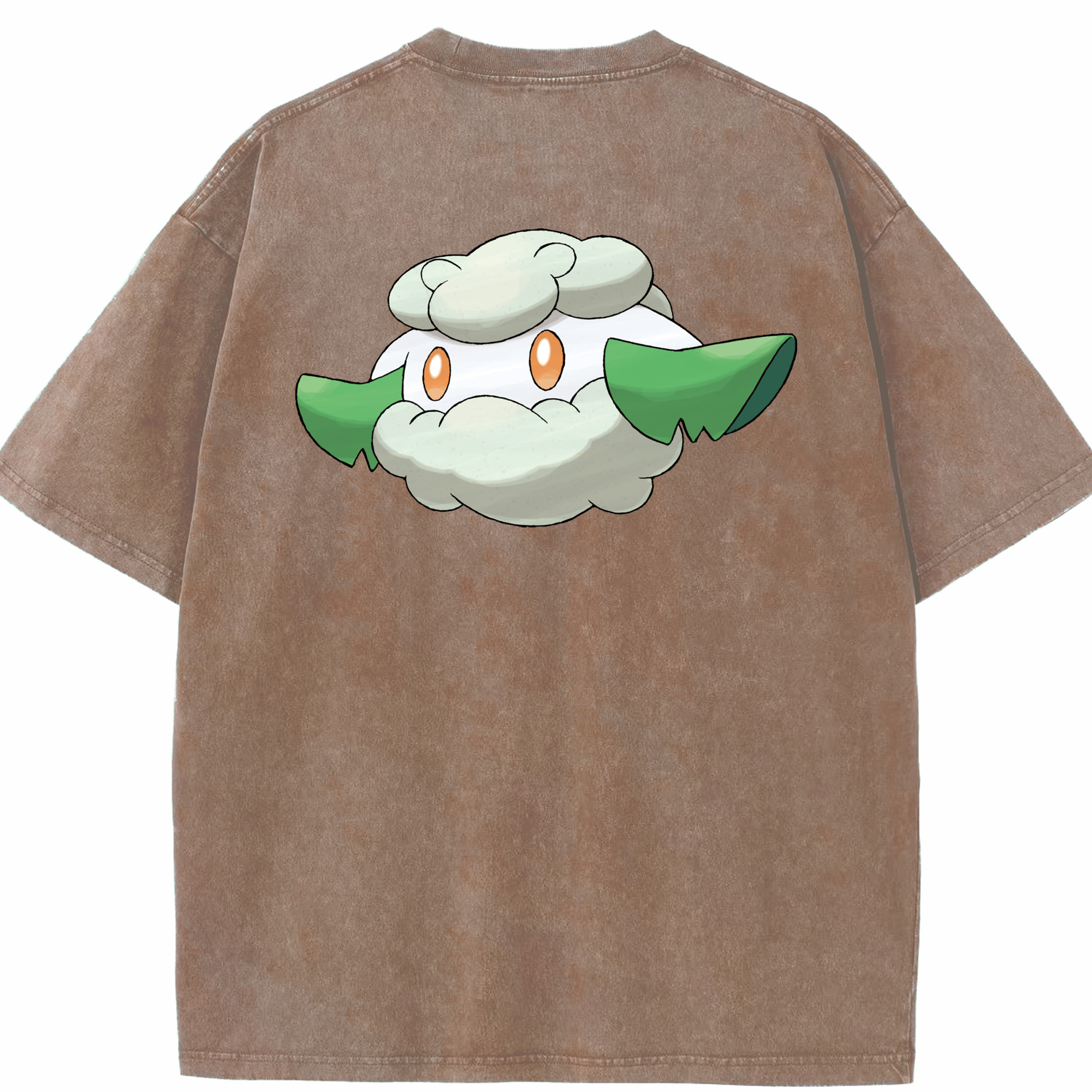 （画像用） ポケットモンスター Pokémon 綿100% ヴィンテージ風 半袖Tシャツ（背面プリント）