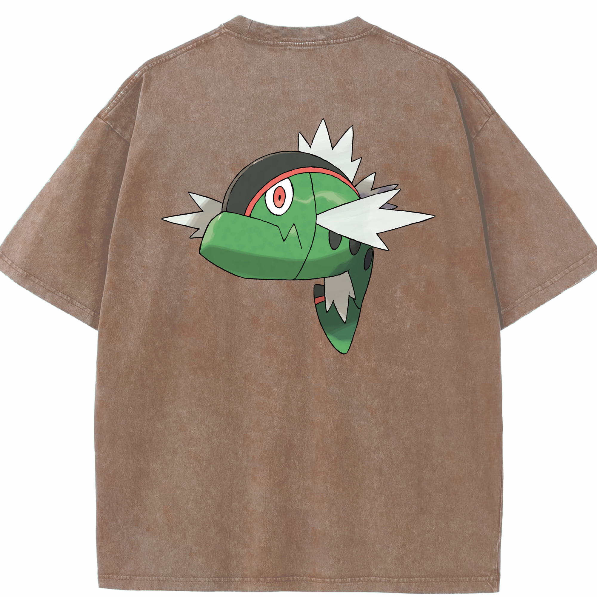 （画像用） ポケットモンスター Pokémon 綿100% ヴィンテージ風 半袖Tシャツ（背面プリント）