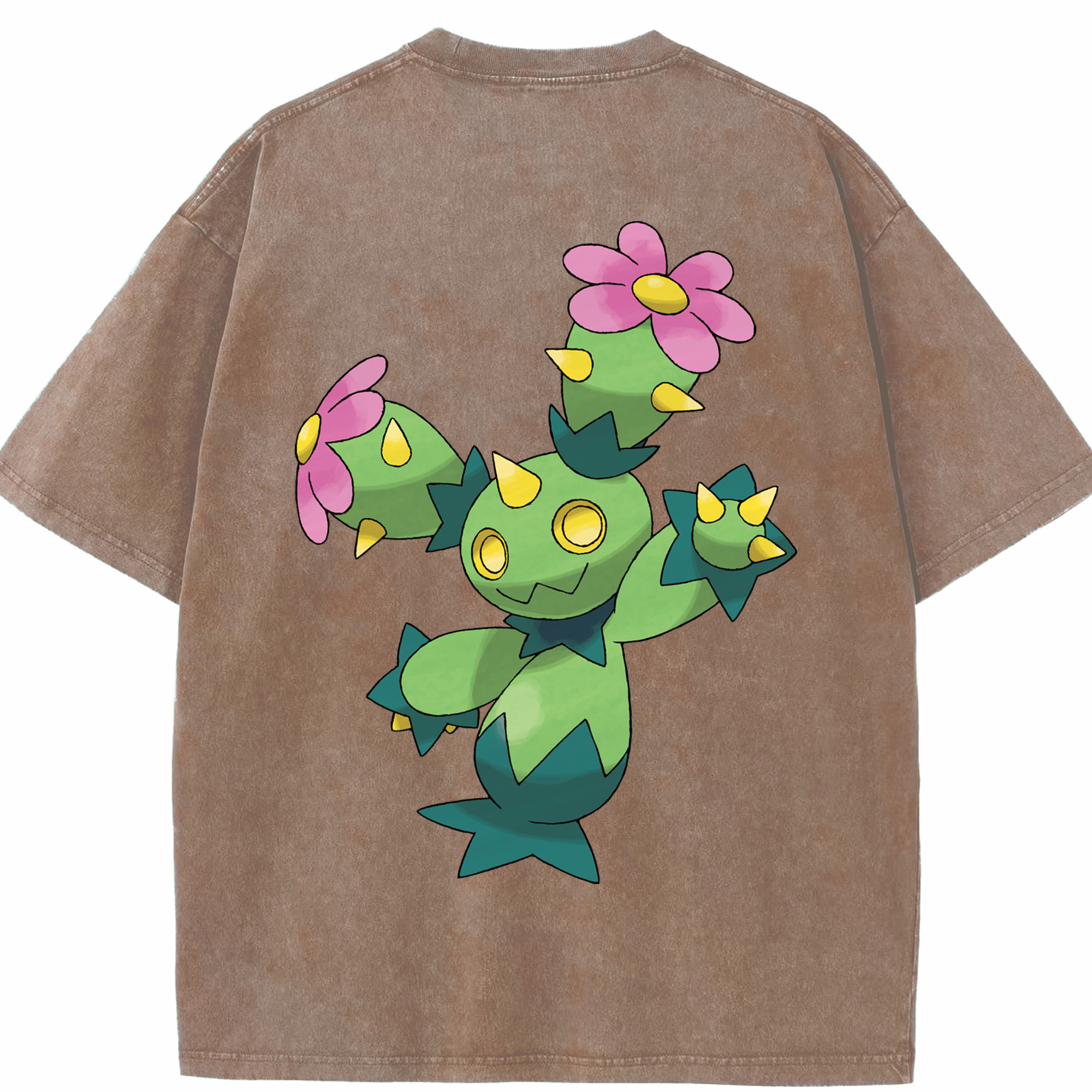 （画像用） ポケットモンスター Pokémon 綿100% ヴィンテージ風 半袖Tシャツ（背面プリント）