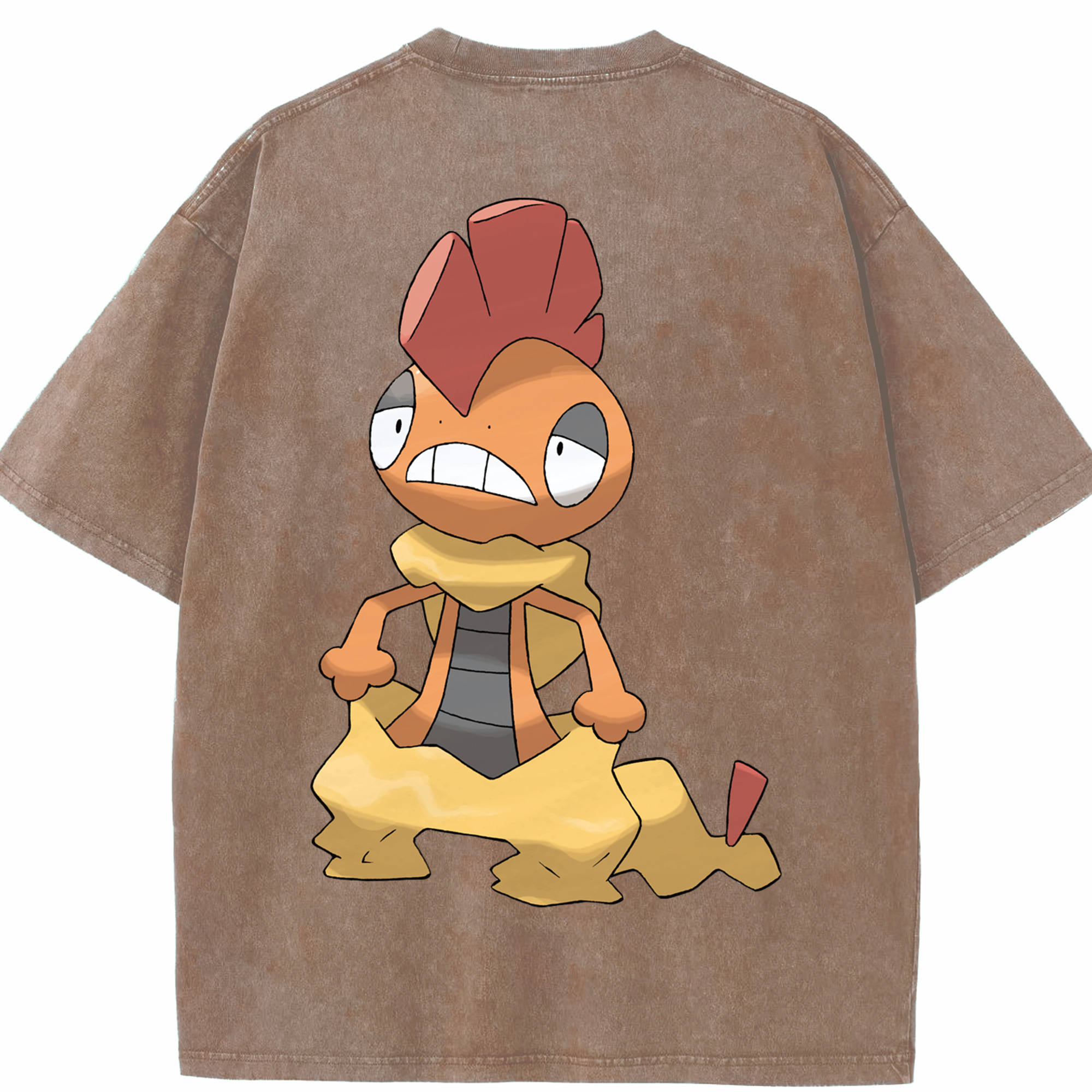 （画像用） ポケットモンスター Pokémon 綿100% ヴィンテージ風 半袖Tシャツ（背面プリント）