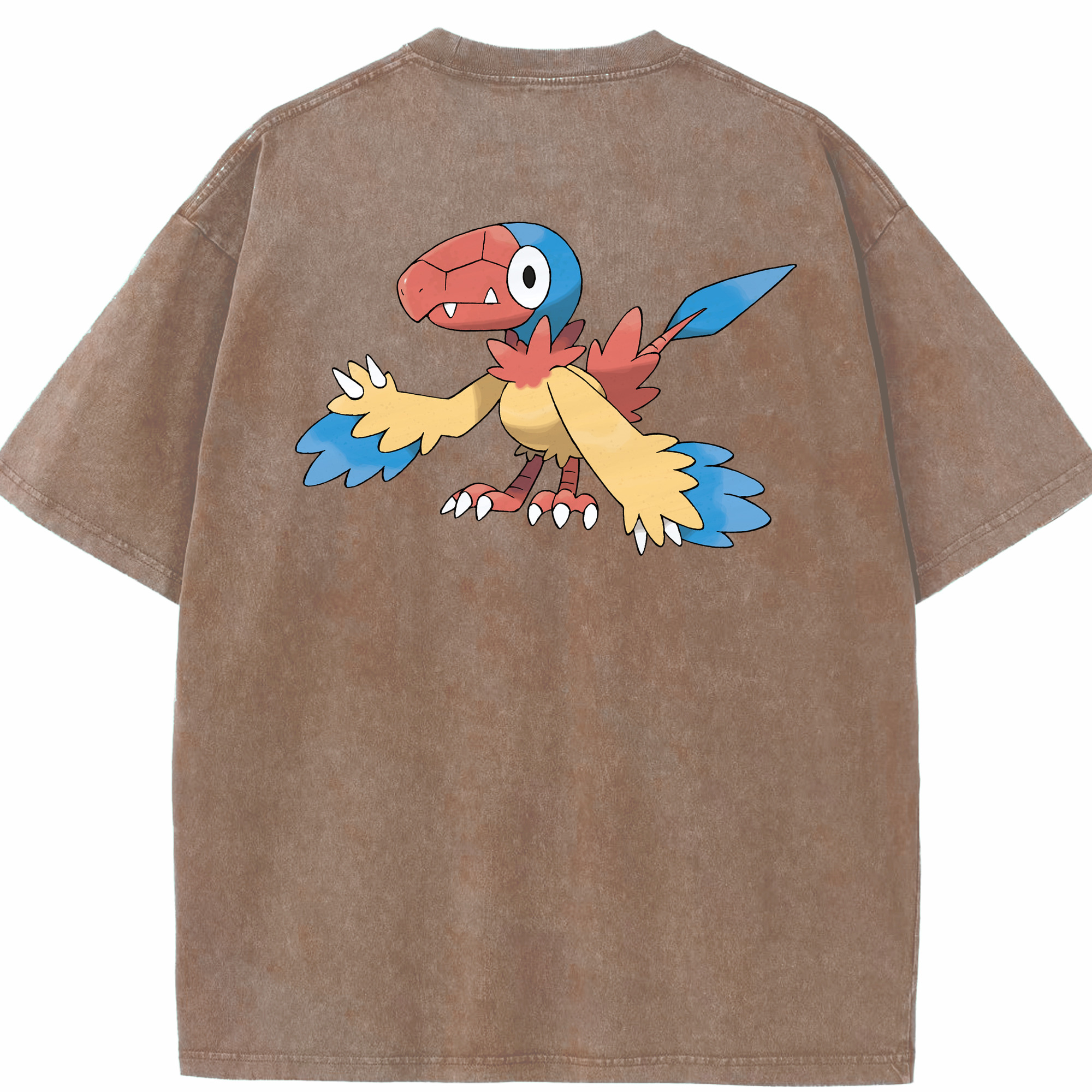 （画像用） ポケットモンスター Pokémon 綿100% ヴィンテージ風 半袖Tシャツ（背面プリント）