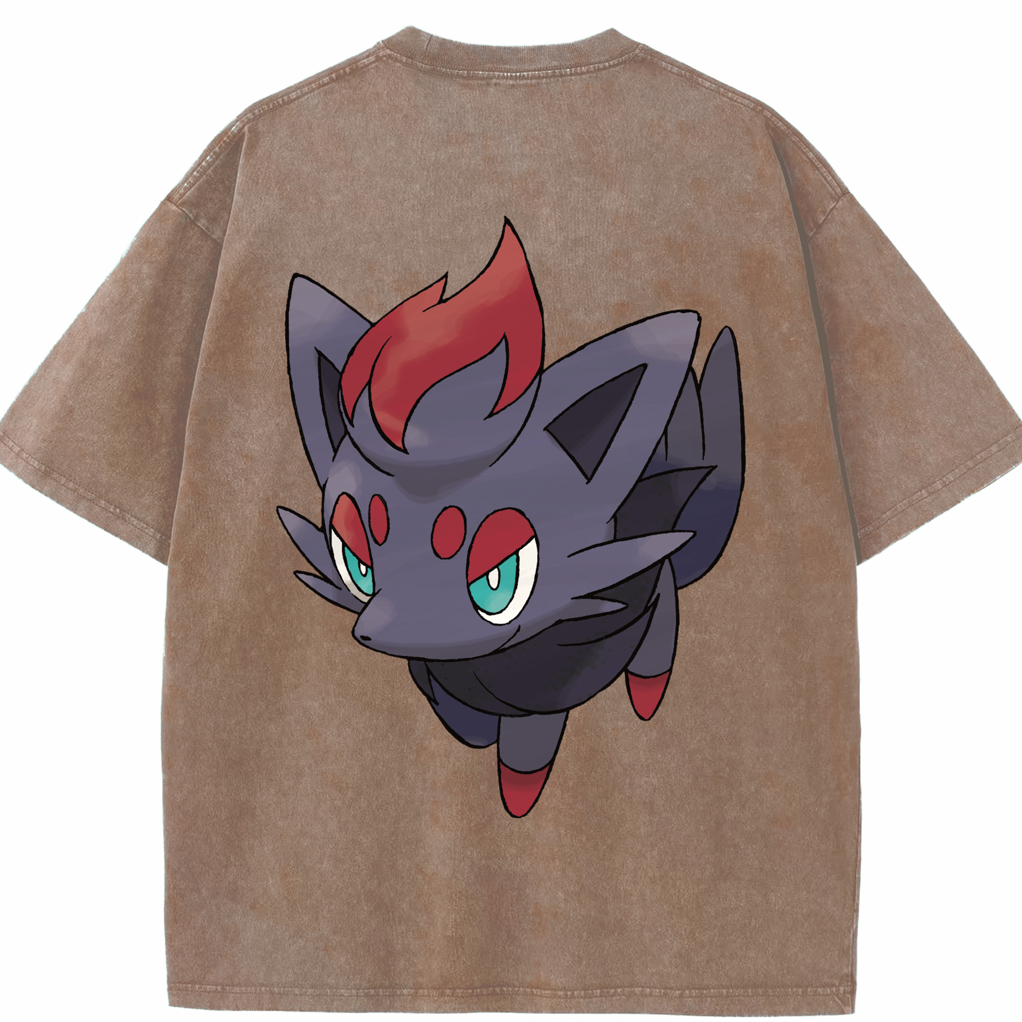 （画像用） ポケットモンスター Pokémon 綿100% ヴィンテージ風 半袖Tシャツ（背面プリント）