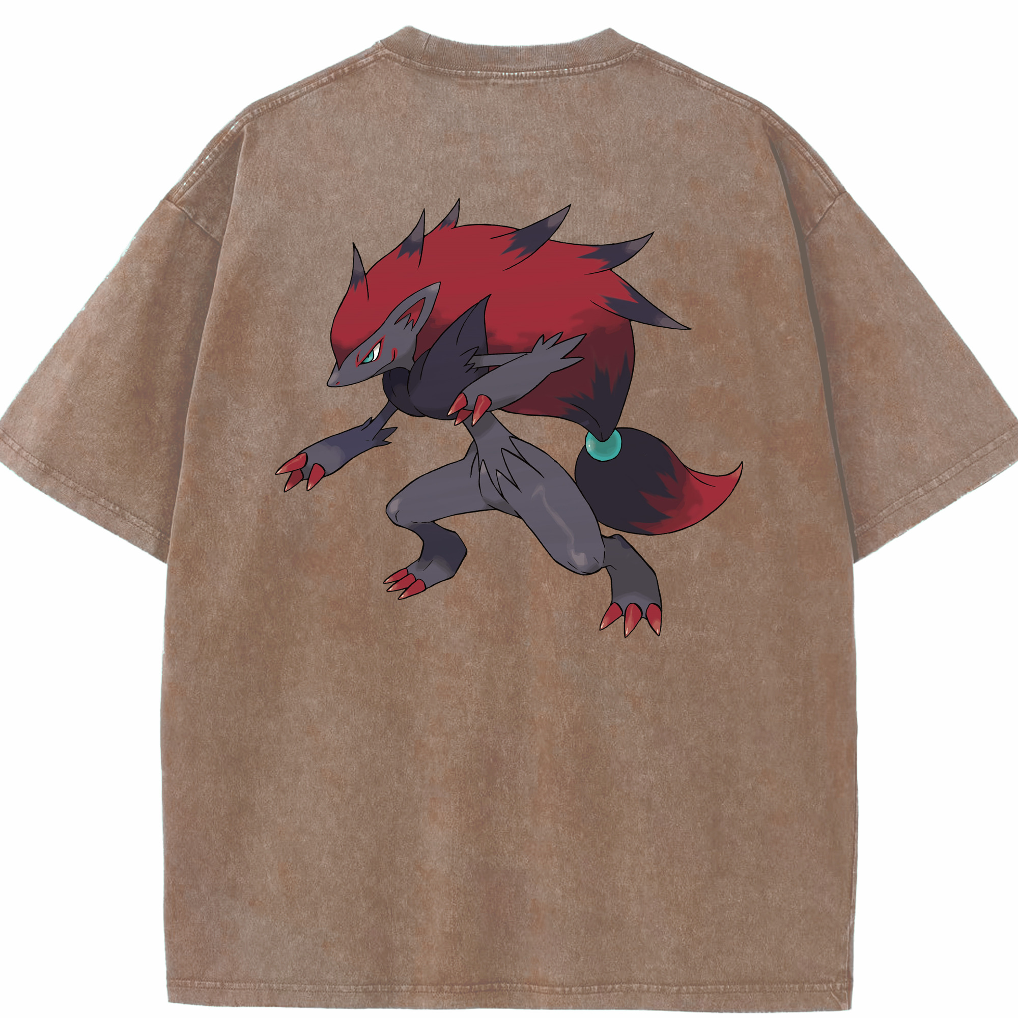 （画像用） ポケットモンスター Pokémon 綿100% ヴィンテージ風 半袖Tシャツ（背面プリント）