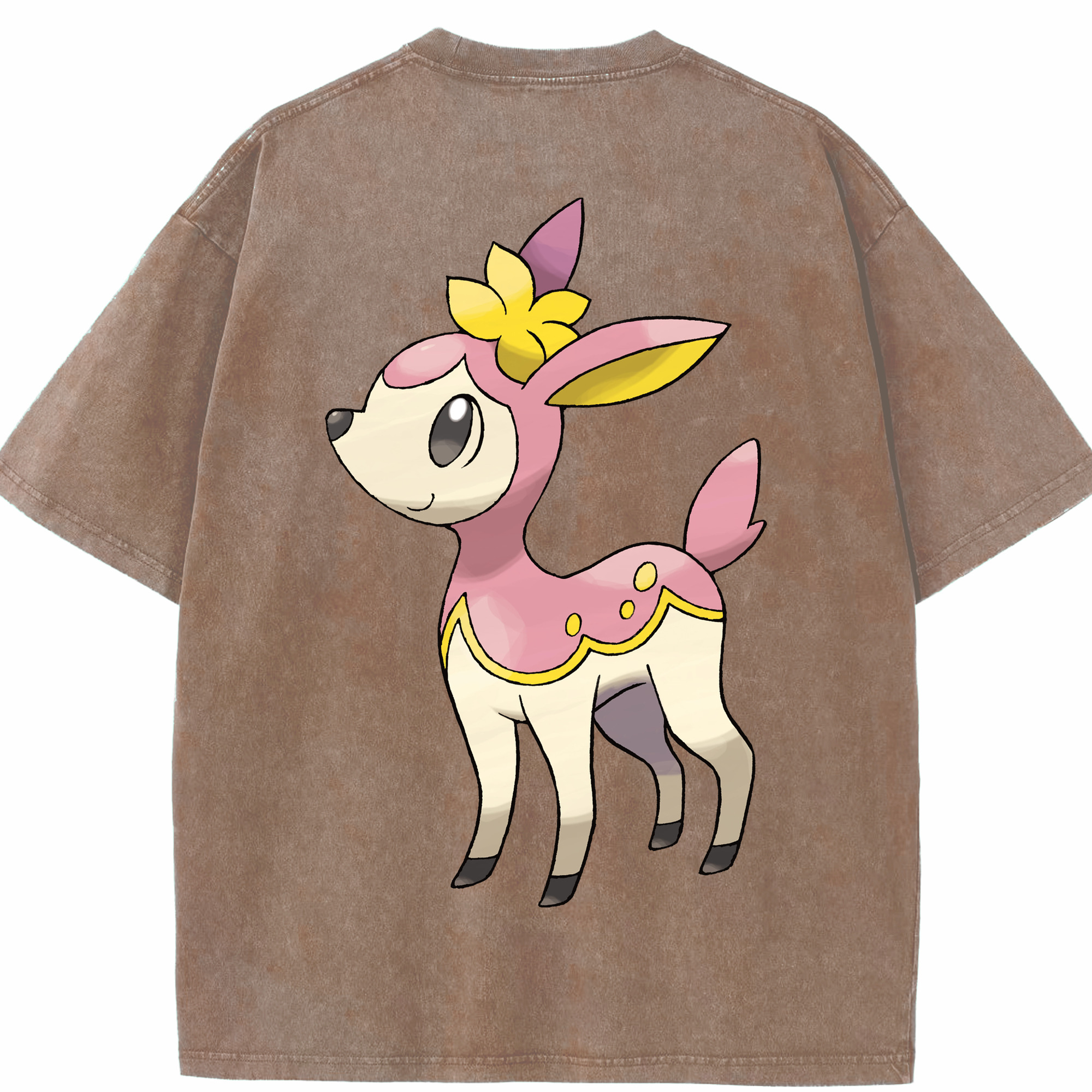 （画像用） ポケットモンスター Pokémon 綿100% ヴィンテージ風 半袖Tシャツ（背面プリント）