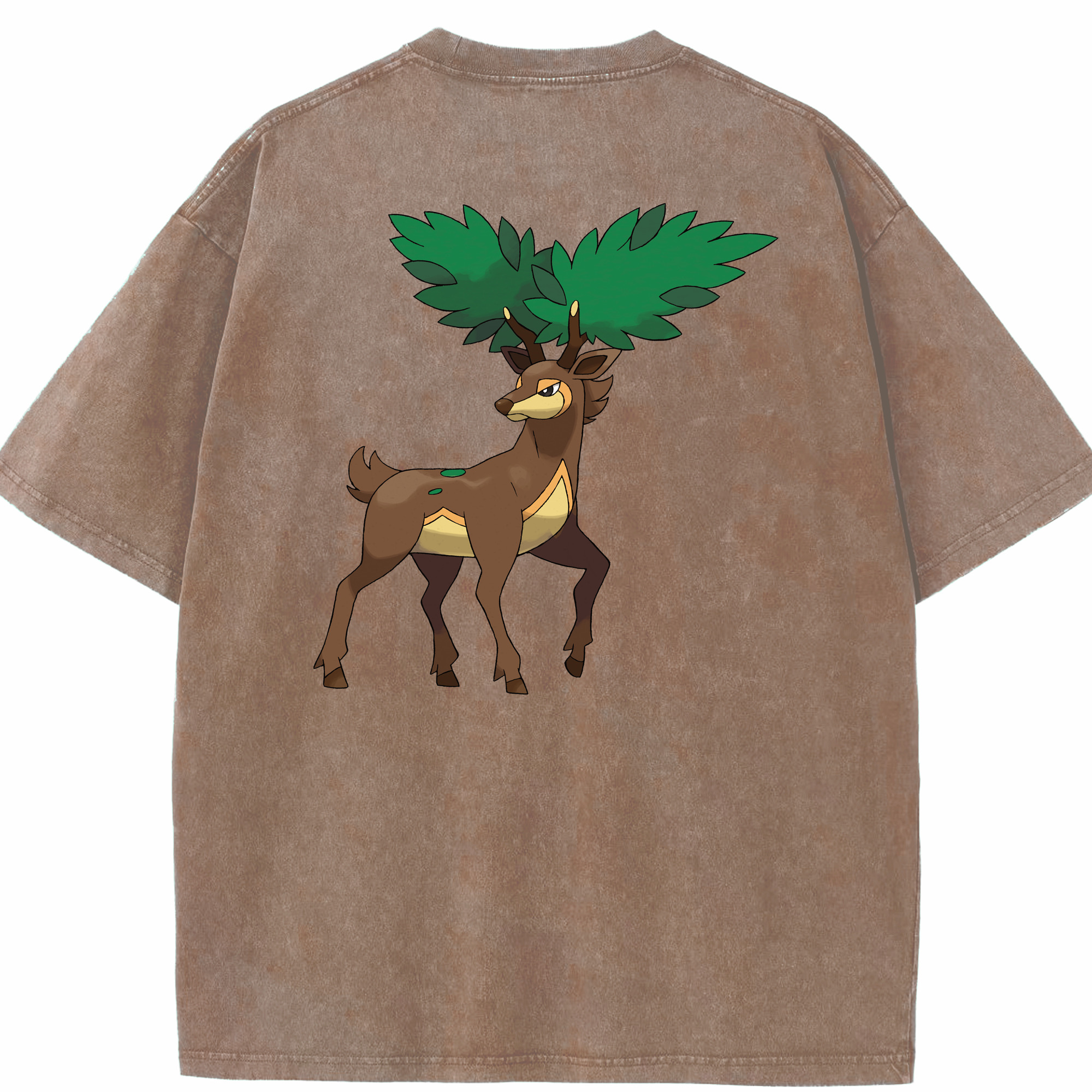 （画像用） ポケットモンスター Pokémon 綿100% ヴィンテージ風 半袖Tシャツ（背面プリント）