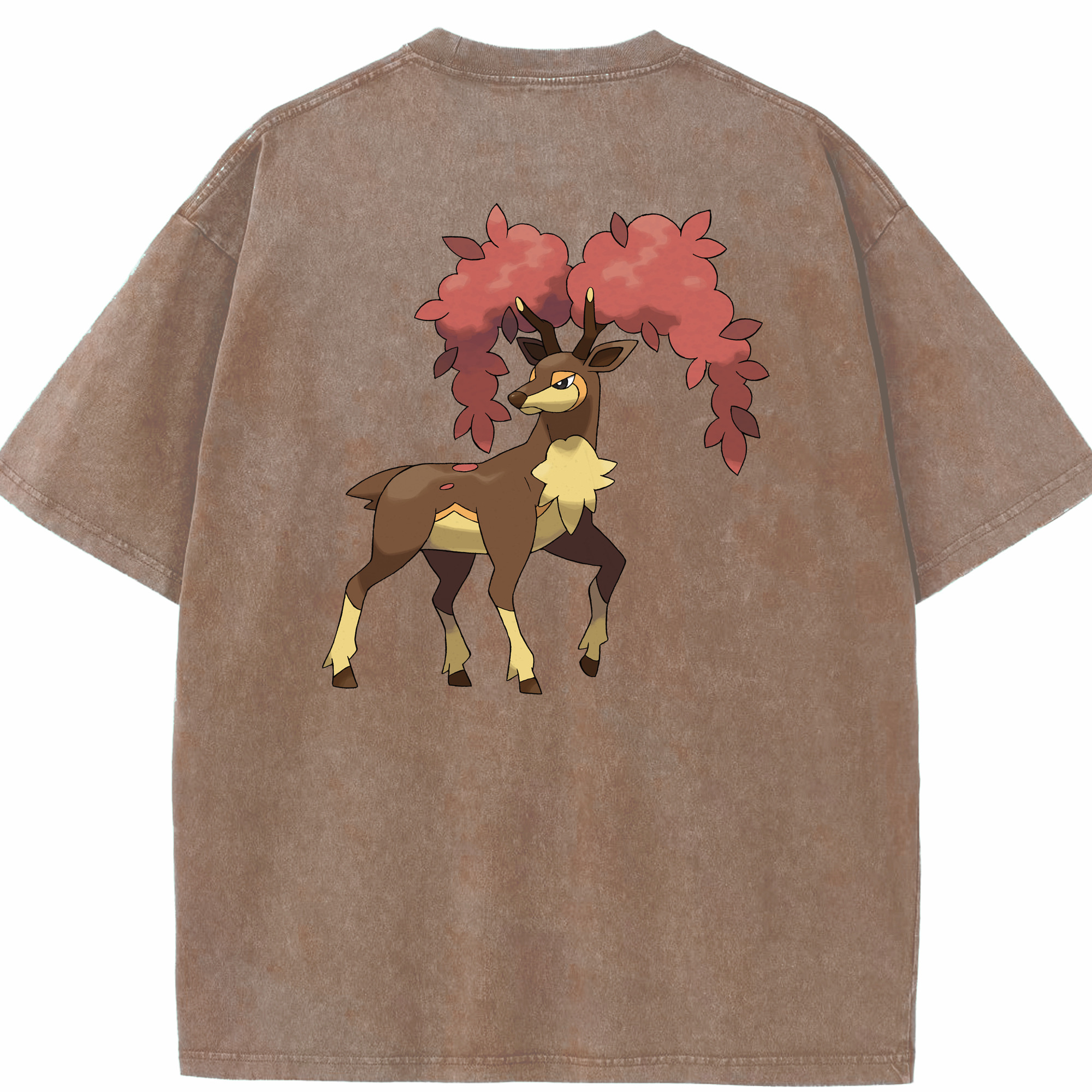 （画像用） ポケットモンスター Pokémon 綿100% ヴィンテージ風 半袖Tシャツ（背面プリント）