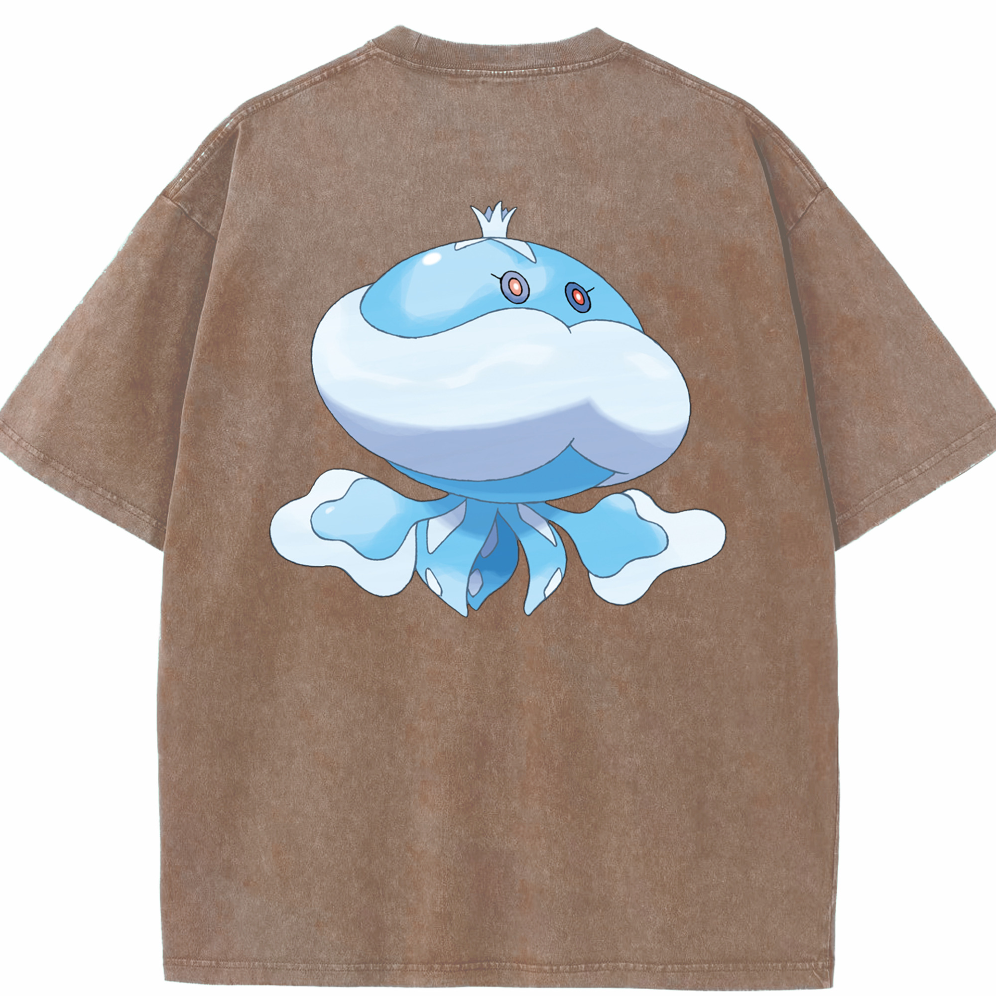 （画像用） ポケットモンスター Pokémon 綿100% ヴィンテージ風 半袖Tシャツ（背面プリント）