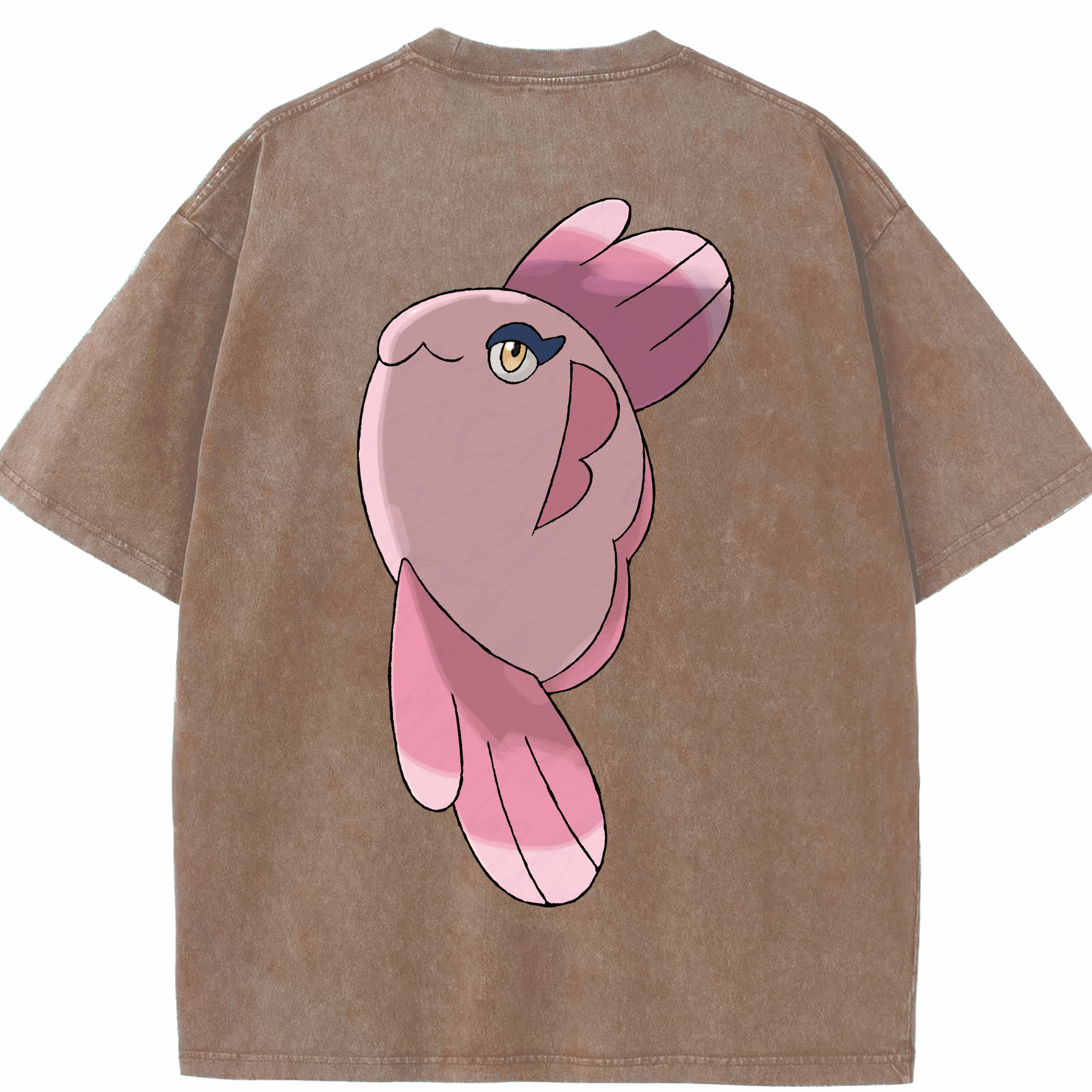 （画像用） ポケットモンスター Pokémon 綿100% ヴィンテージ風 半袖Tシャツ（背面プリント）
