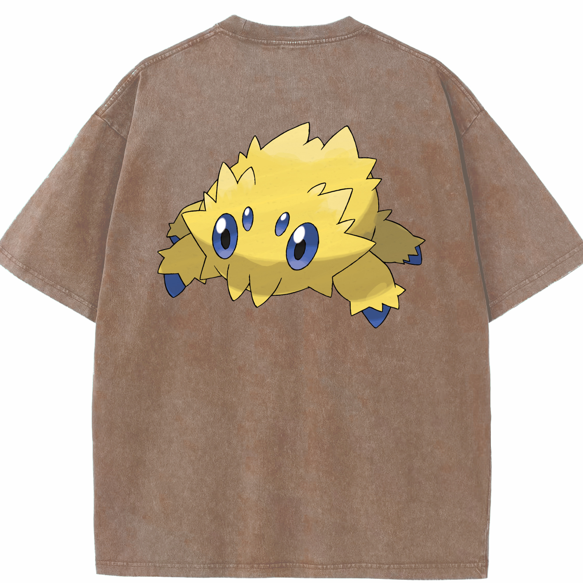 （画像用） ポケットモンスター Pokémon 綿100% ヴィンテージ風 半袖Tシャツ（背面プリント）