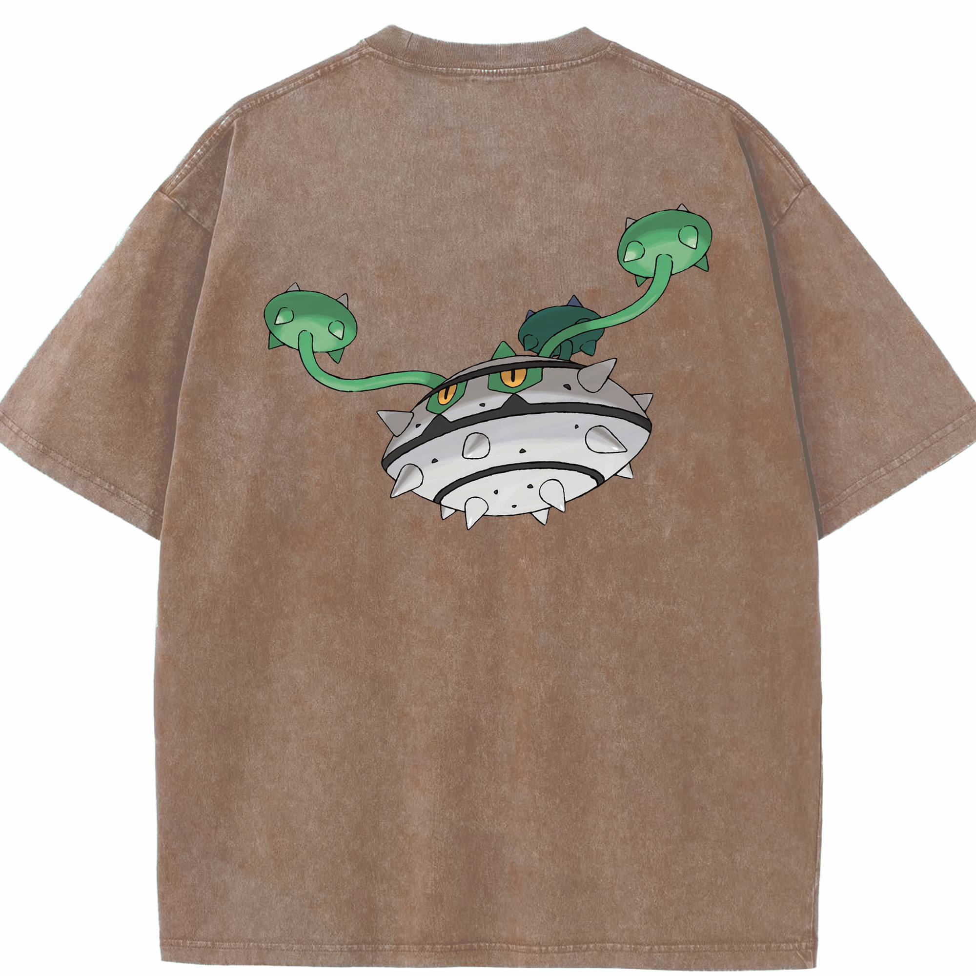 （画像用） ポケットモンスター Pokémon 綿100% ヴィンテージ風 半袖Tシャツ（背面プリント）