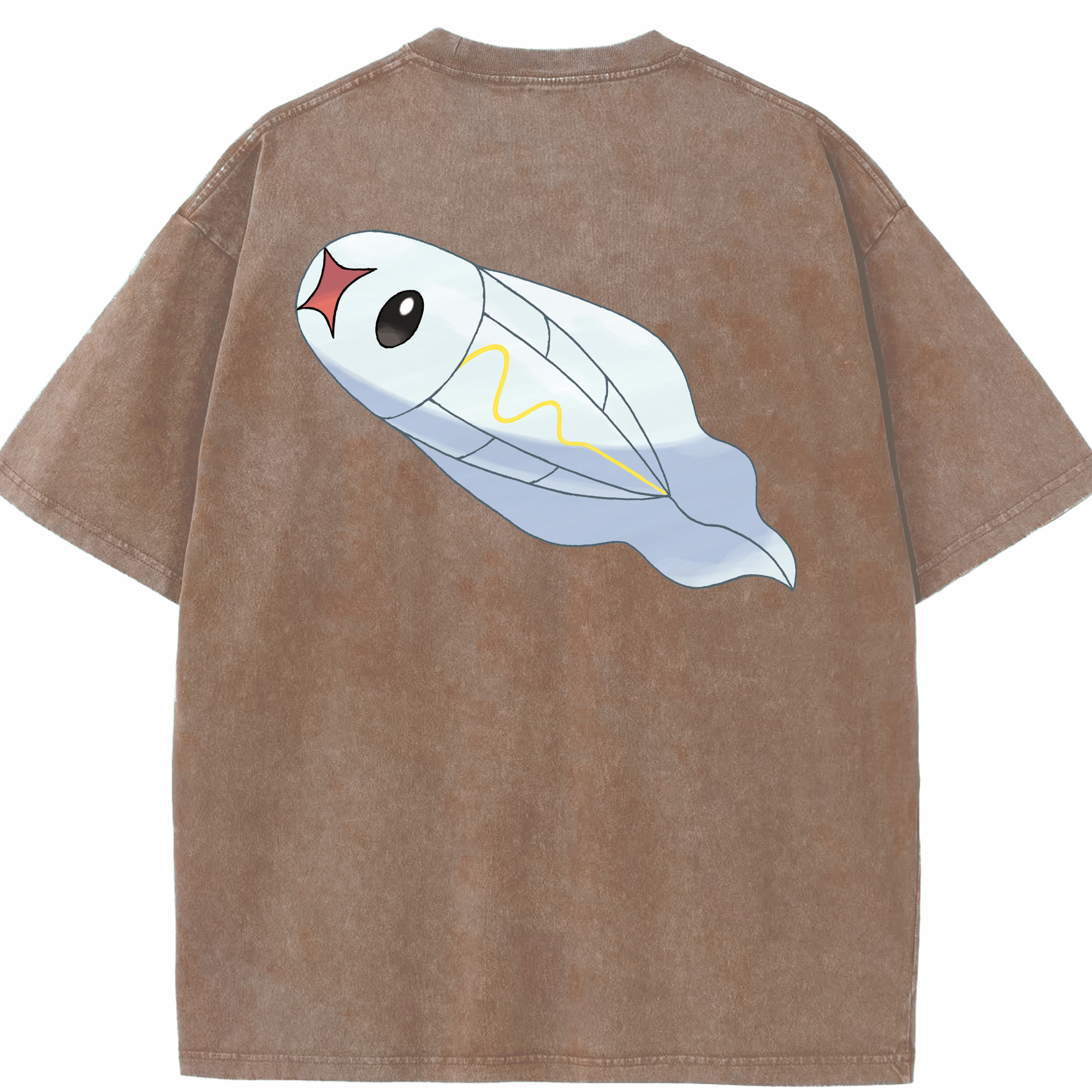 （画像用） ポケットモンスター Pokémon 綿100% ヴィンテージ風 半袖Tシャツ（背面プリント）
