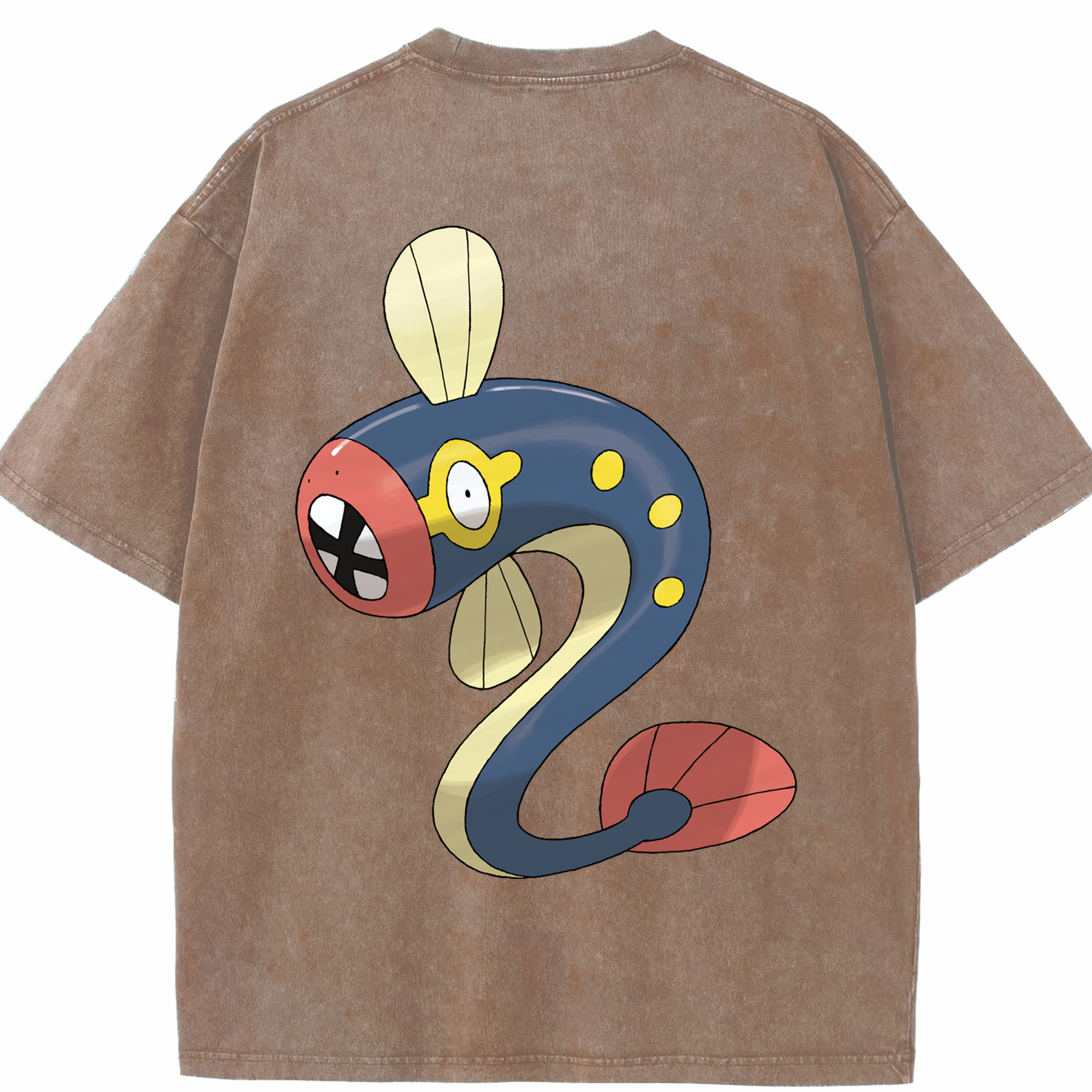 （画像用） ポケットモンスター Pokémon 綿100% ヴィンテージ風 半袖Tシャツ（背面プリント）