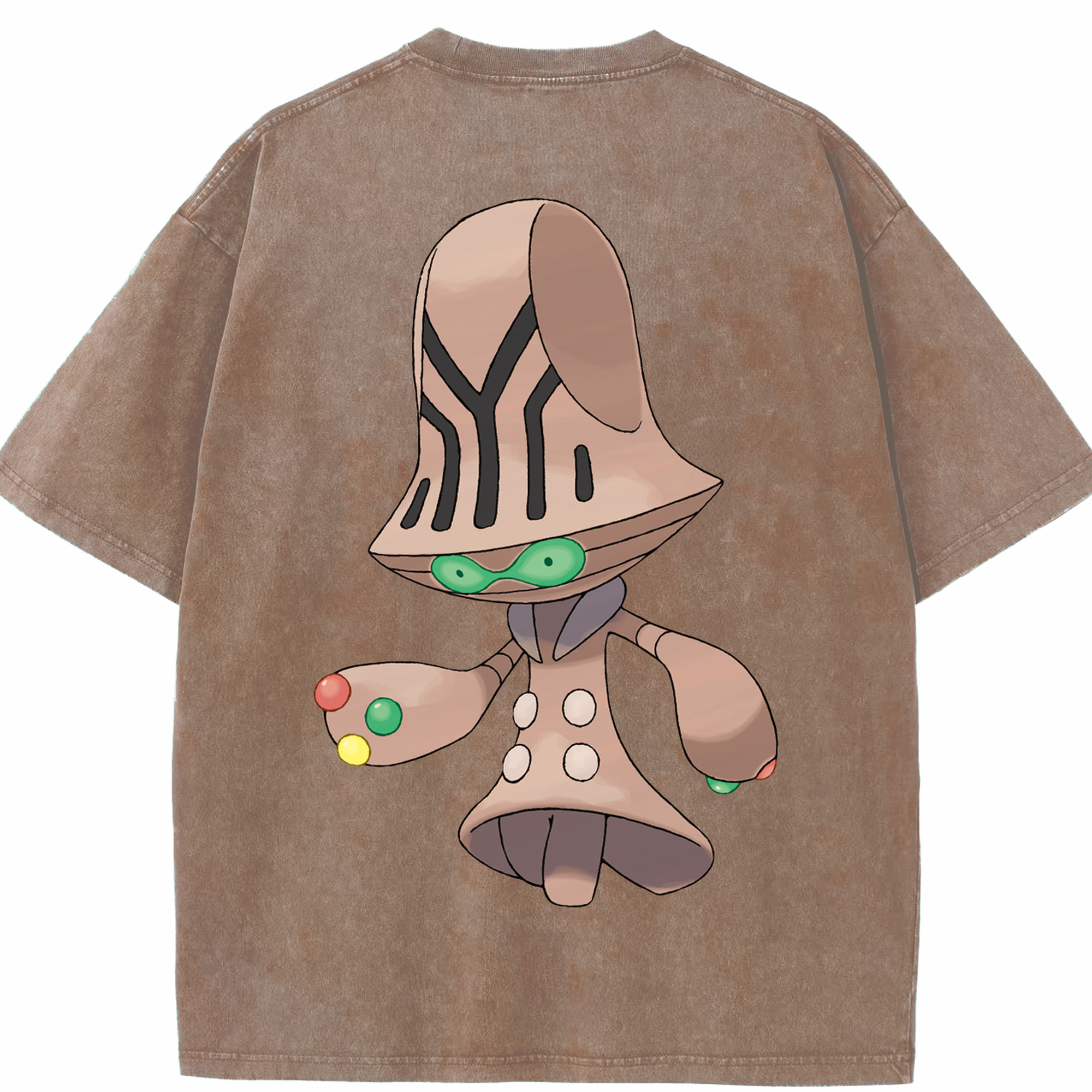 （画像用） ポケットモンスター Pokémon 綿100% ヴィンテージ風 半袖Tシャツ（背面プリント）