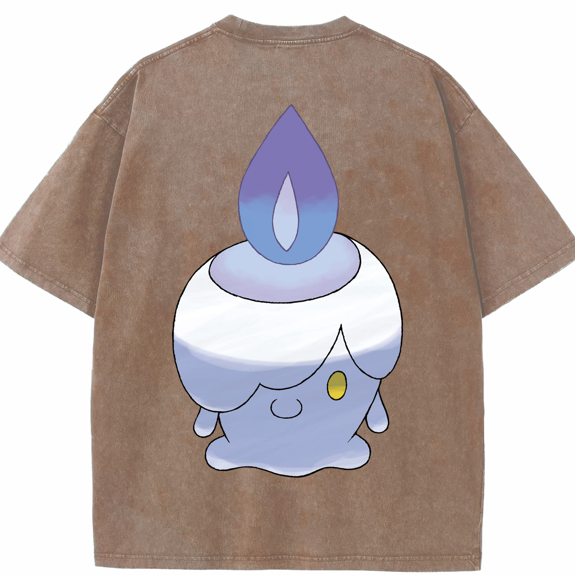 （画像用） ポケットモンスター Pokémon 綿100% ヴィンテージ風 半袖Tシャツ（背面プリント）