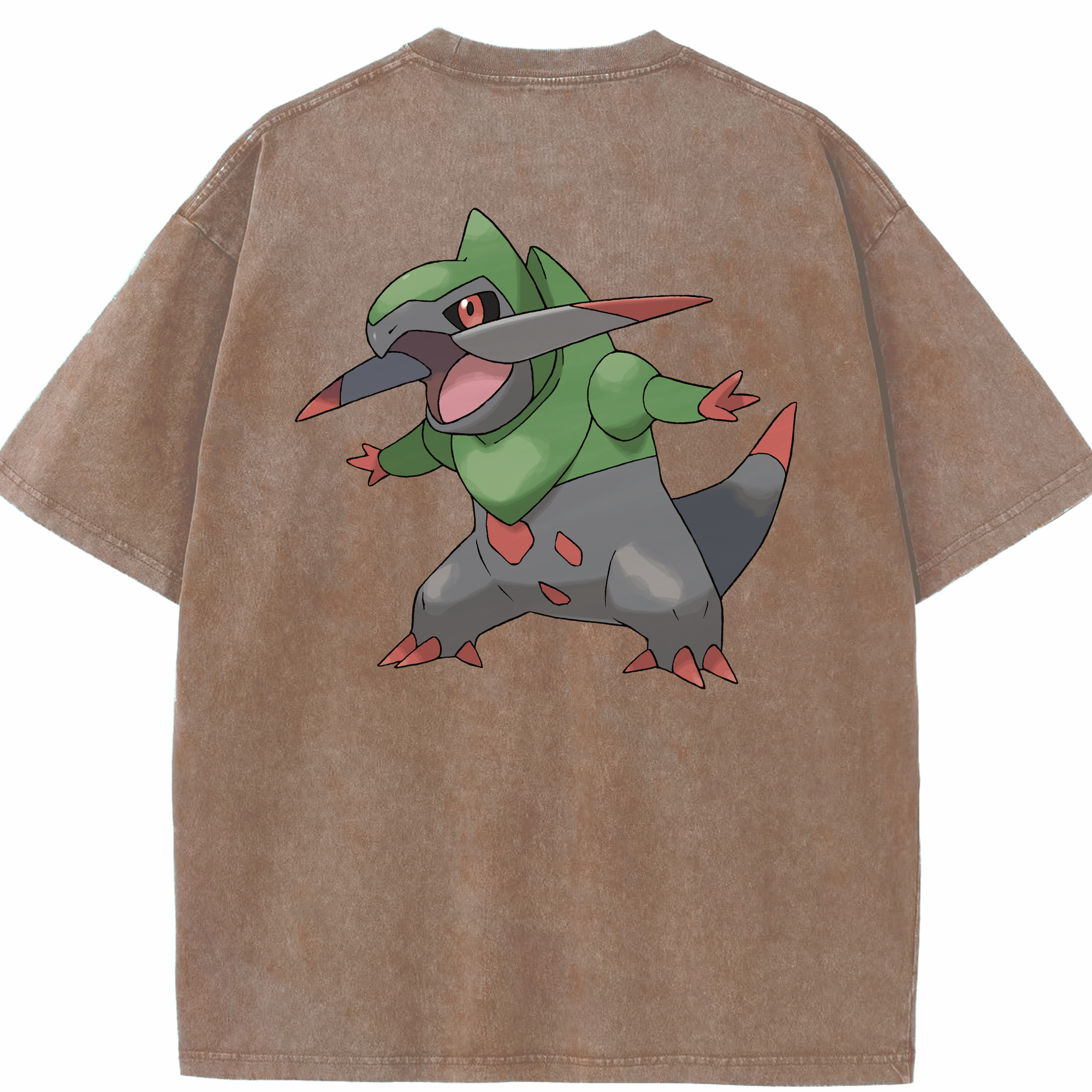 （画像用） ポケットモンスター Pokémon 綿100% ヴィンテージ風 半袖Tシャツ（背面プリント）