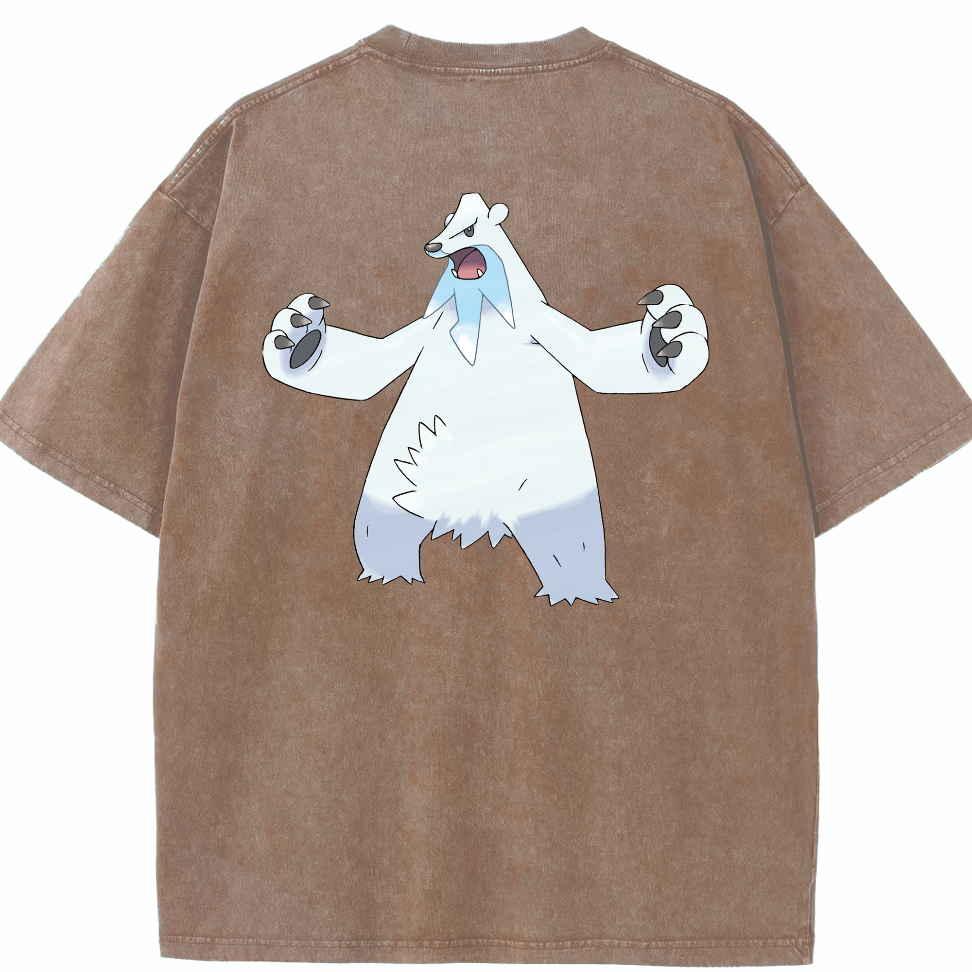 （画像用） ポケットモンスター Pokémon 綿100% ヴィンテージ風 半袖Tシャツ（背面プリント）