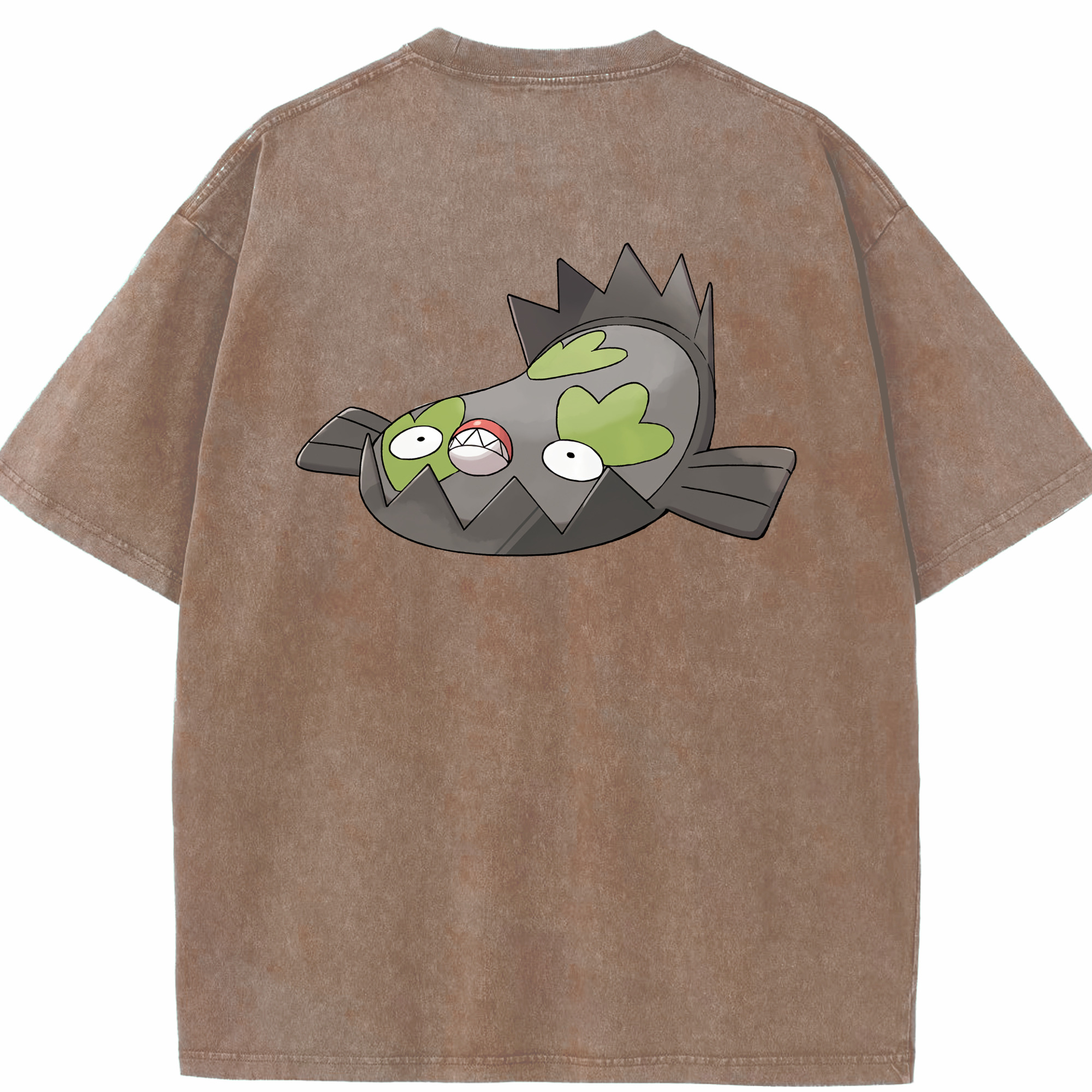 （画像用） ポケットモンスター Pokémon 綿100% ヴィンテージ風 半袖Tシャツ（背面プリント）