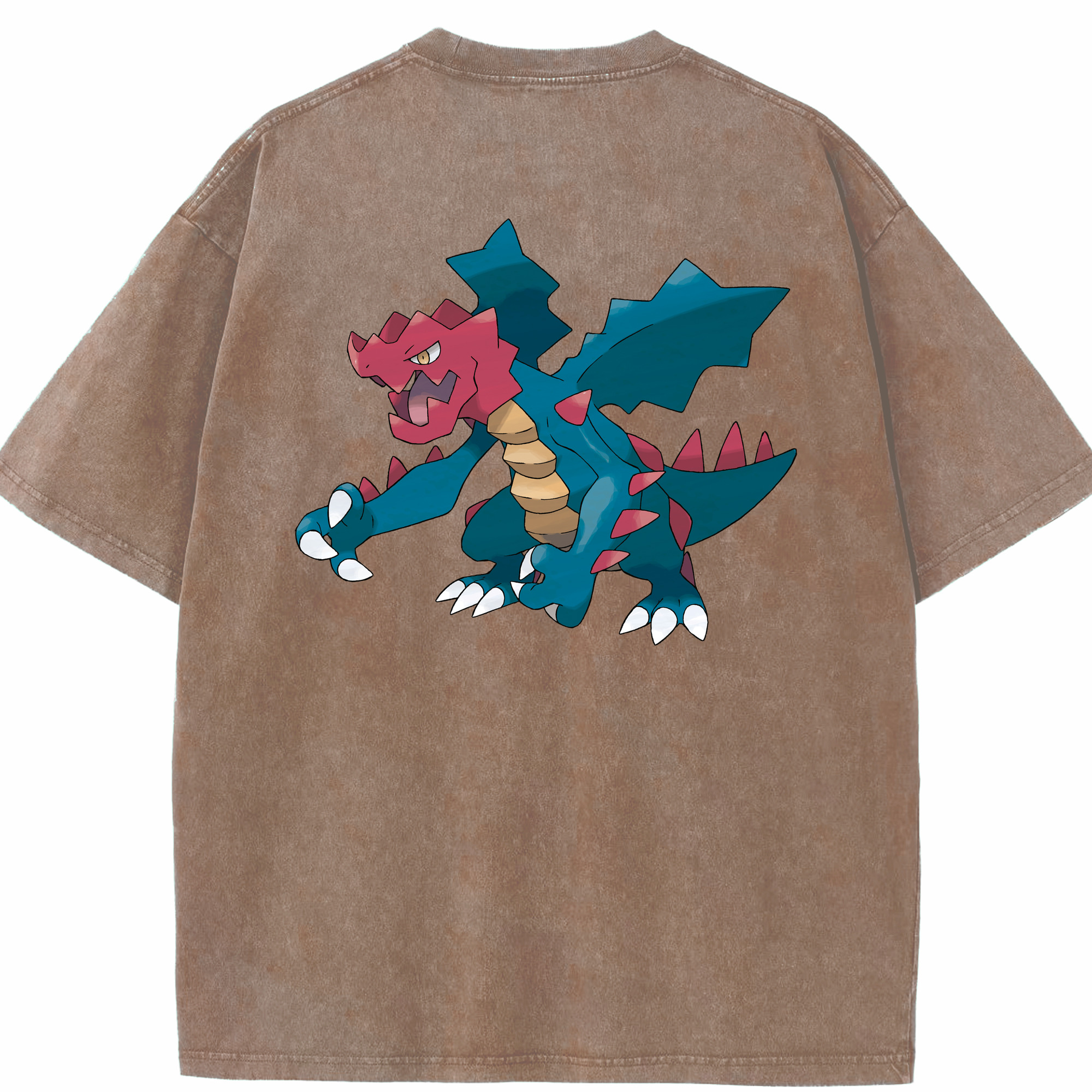 （画像用） ポケットモンスター Pokémon 綿100% ヴィンテージ風 半袖Tシャツ（背面プリント）