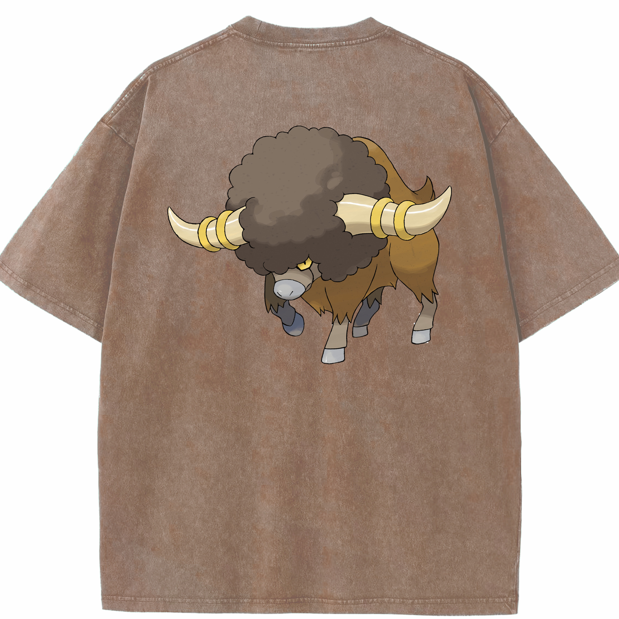 （画像用） ポケットモンスター Pokémon 綿100% ヴィンテージ風 半袖Tシャツ（背面プリント）