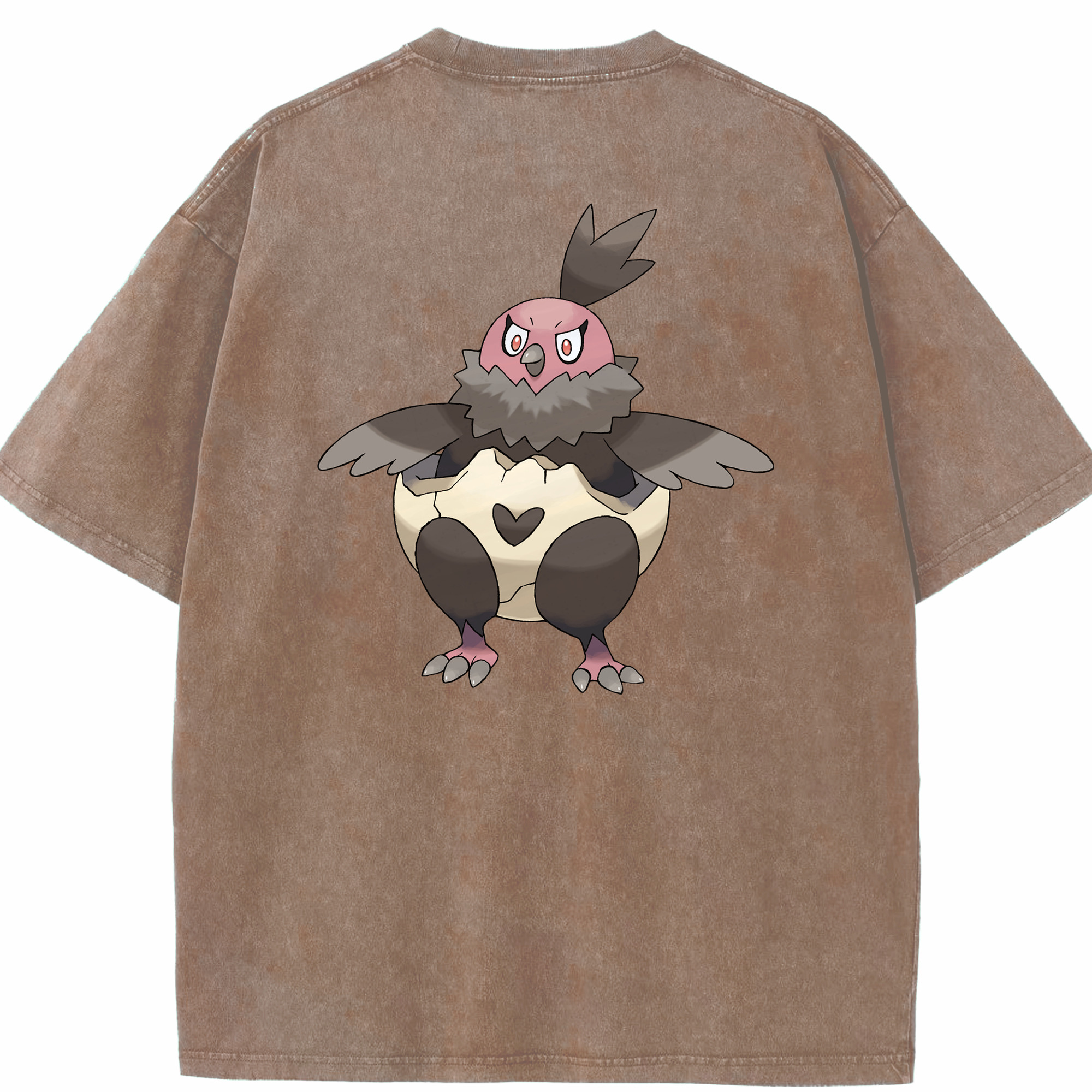 （画像用） ポケットモンスター Pokémon 綿100% ヴィンテージ風 半袖Tシャツ（背面プリント）