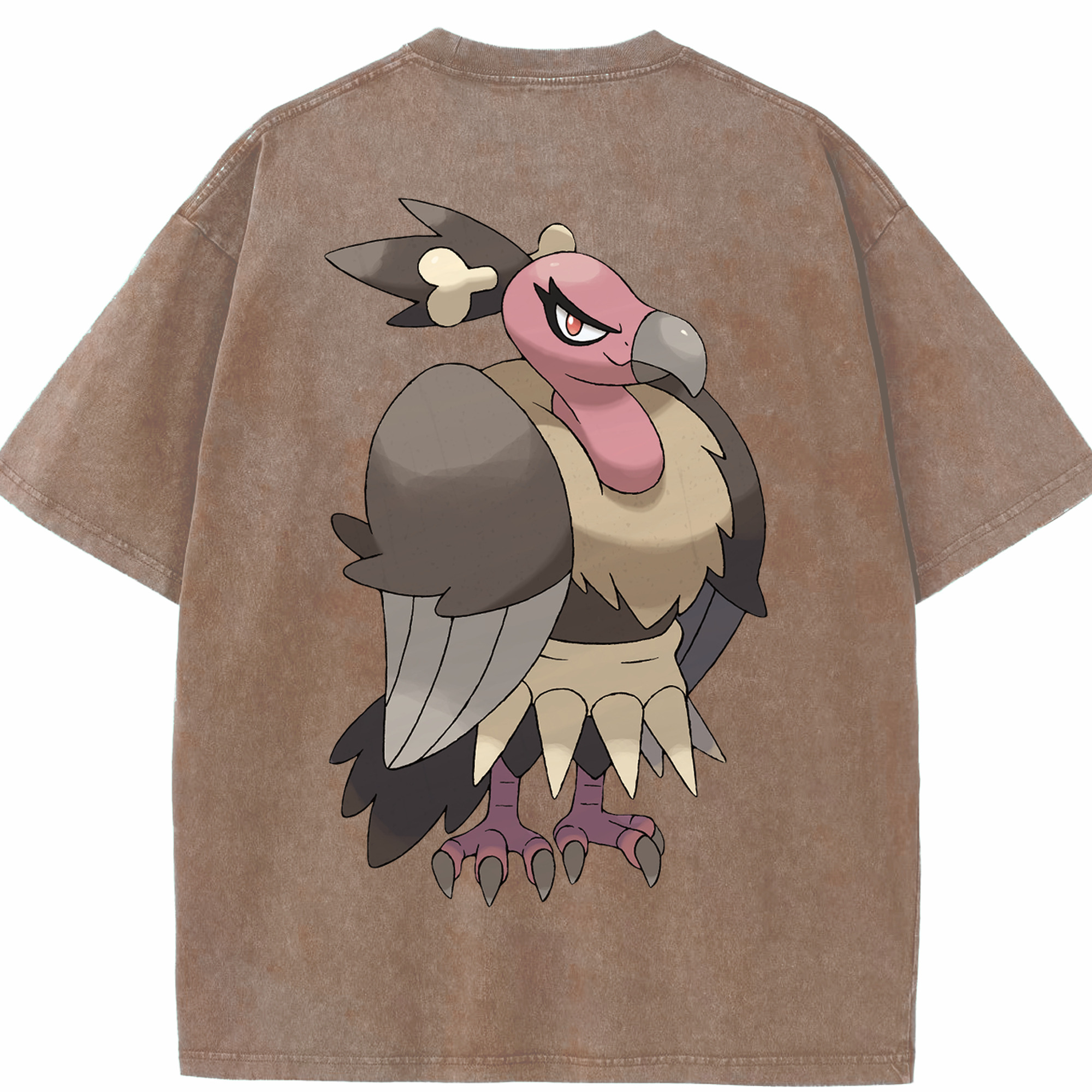 （画像用） ポケットモンスター Pokémon 綿100% ヴィンテージ風 半袖Tシャツ（背面プリント）