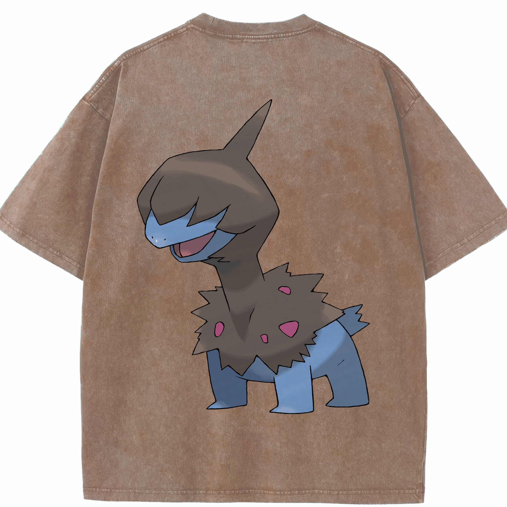（画像用） ポケットモンスター Pokémon 綿100% ヴィンテージ風 半袖Tシャツ（背面プリント）
