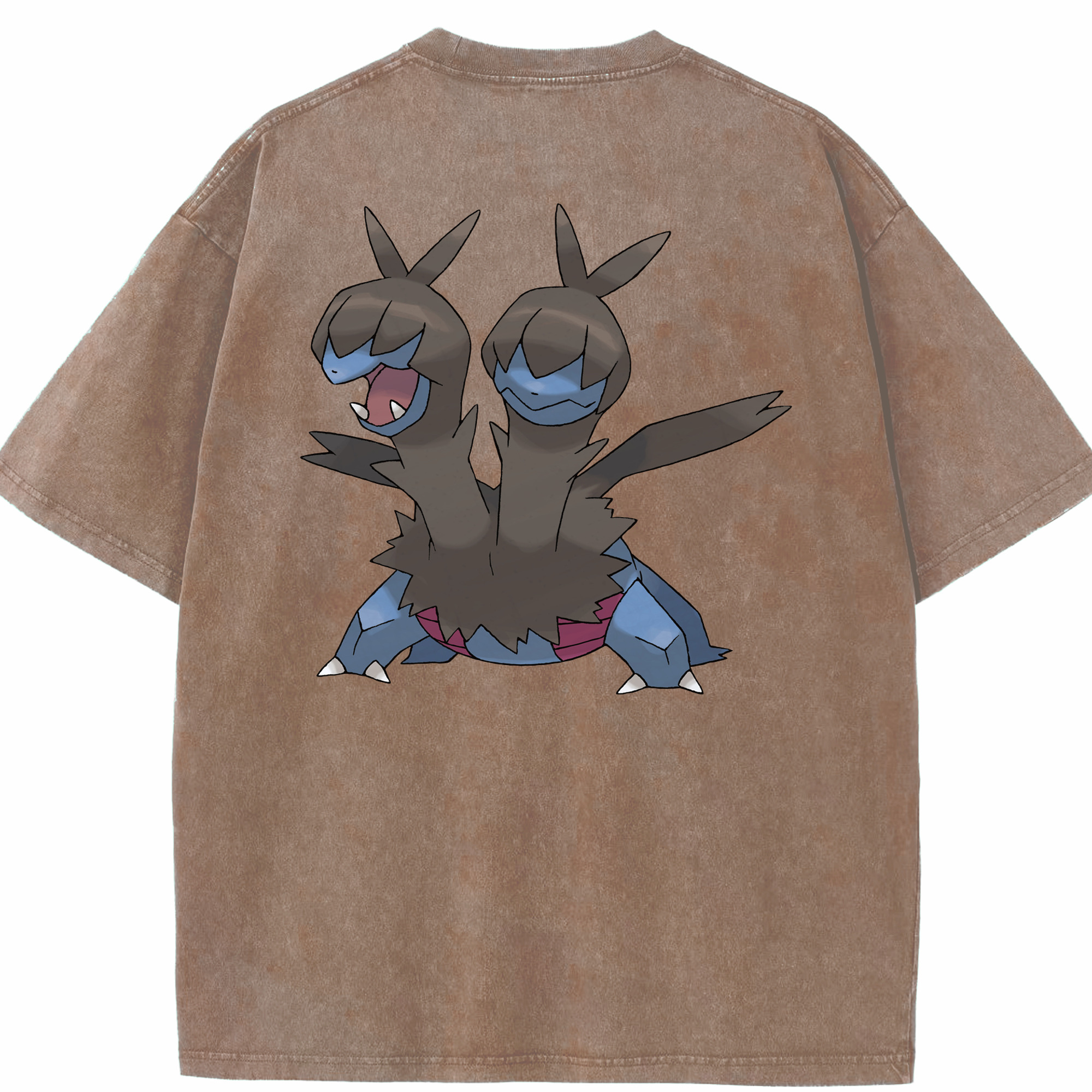 （画像用） ポケットモンスター Pokémon 綿100% ヴィンテージ風 半袖Tシャツ（背面プリント）