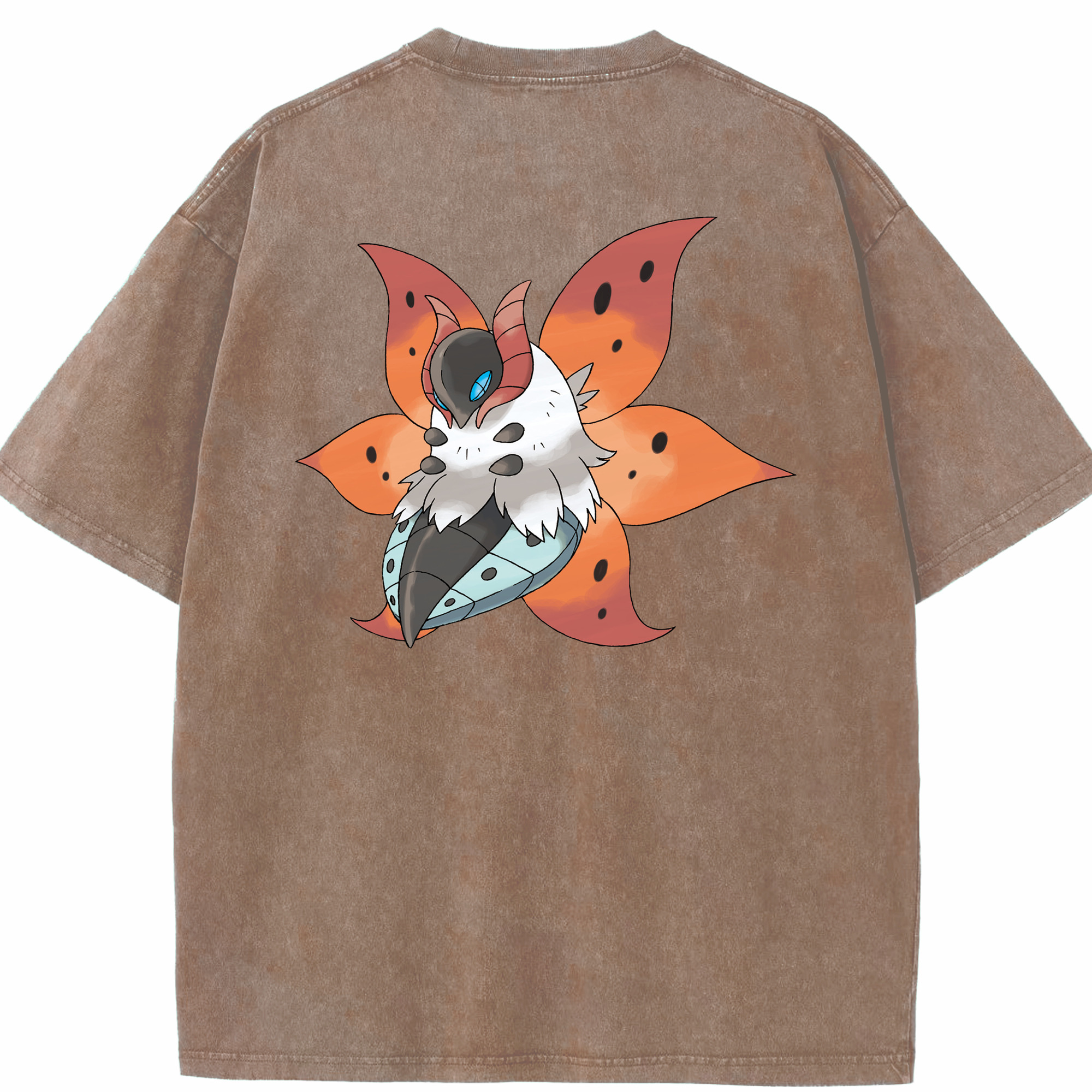 （画像用） ポケットモンスター Pokémon 綿100% ヴィンテージ風 半袖Tシャツ（背面プリント）