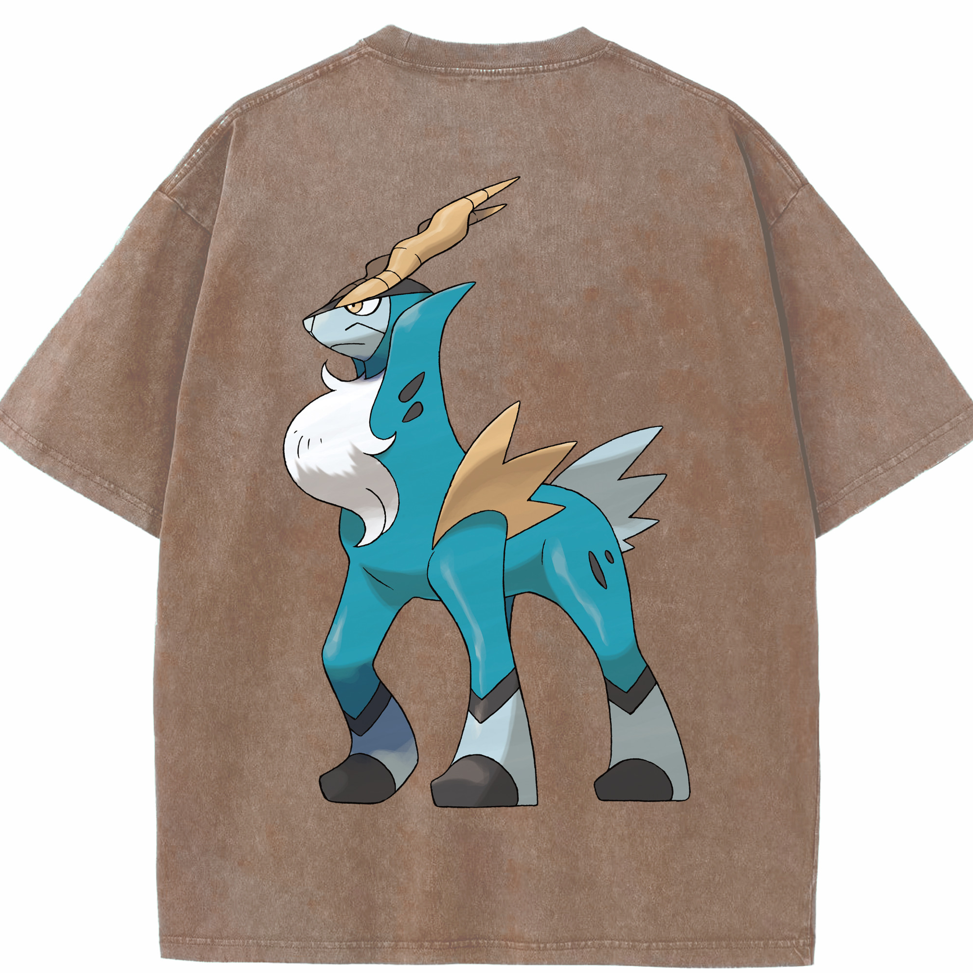 （画像用） ポケットモンスター Pokémon 綿100% ヴィンテージ風 半袖Tシャツ（背面プリント）
