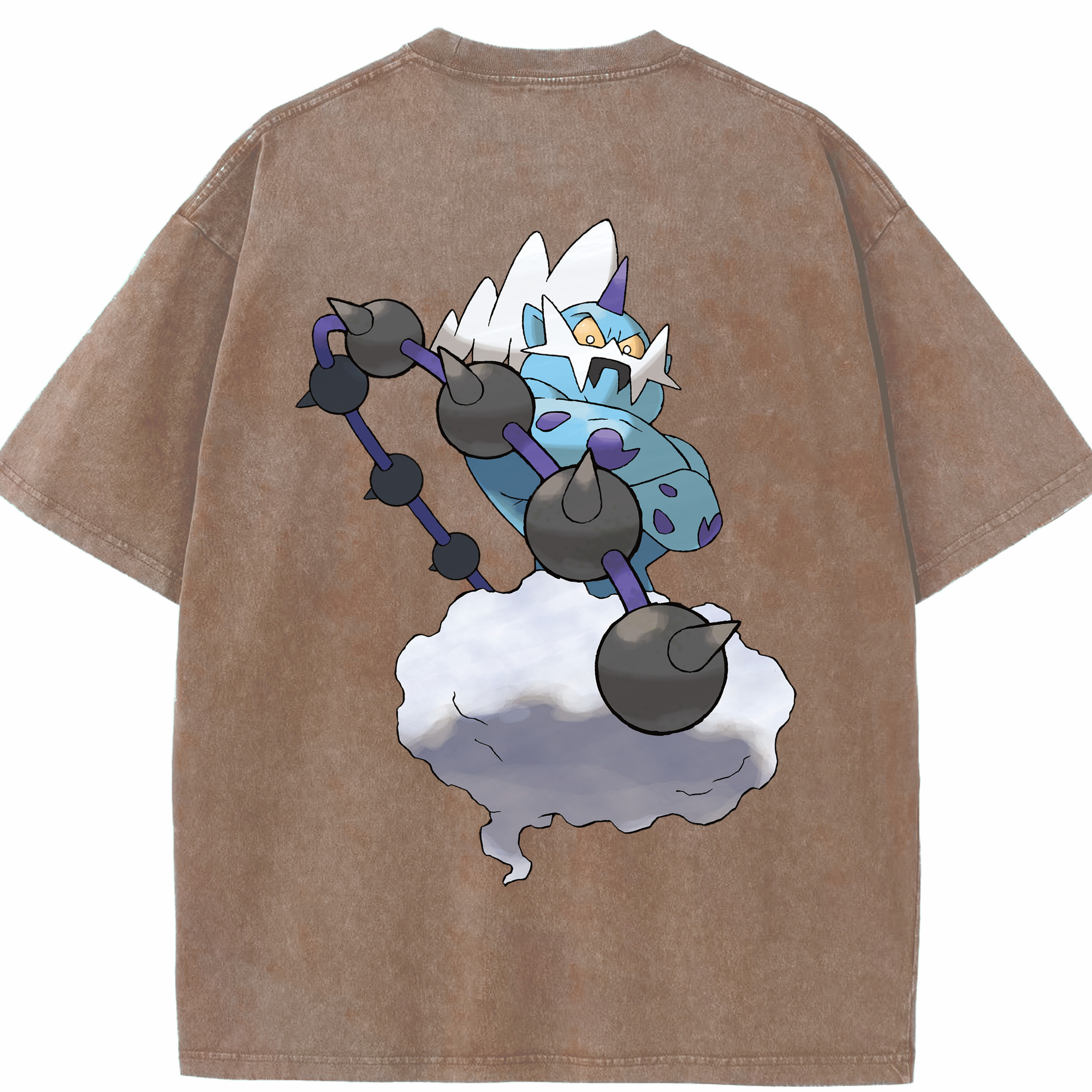 （画像用） ポケットモンスター Pokémon 綿100% ヴィンテージ風 半袖Tシャツ（背面プリント）