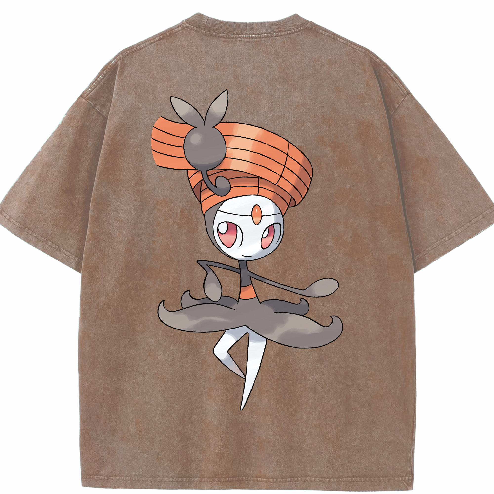 （画像用） ポケットモンスター Pokémon 綿100% ヴィンテージ風 半袖Tシャツ（背面プリント）