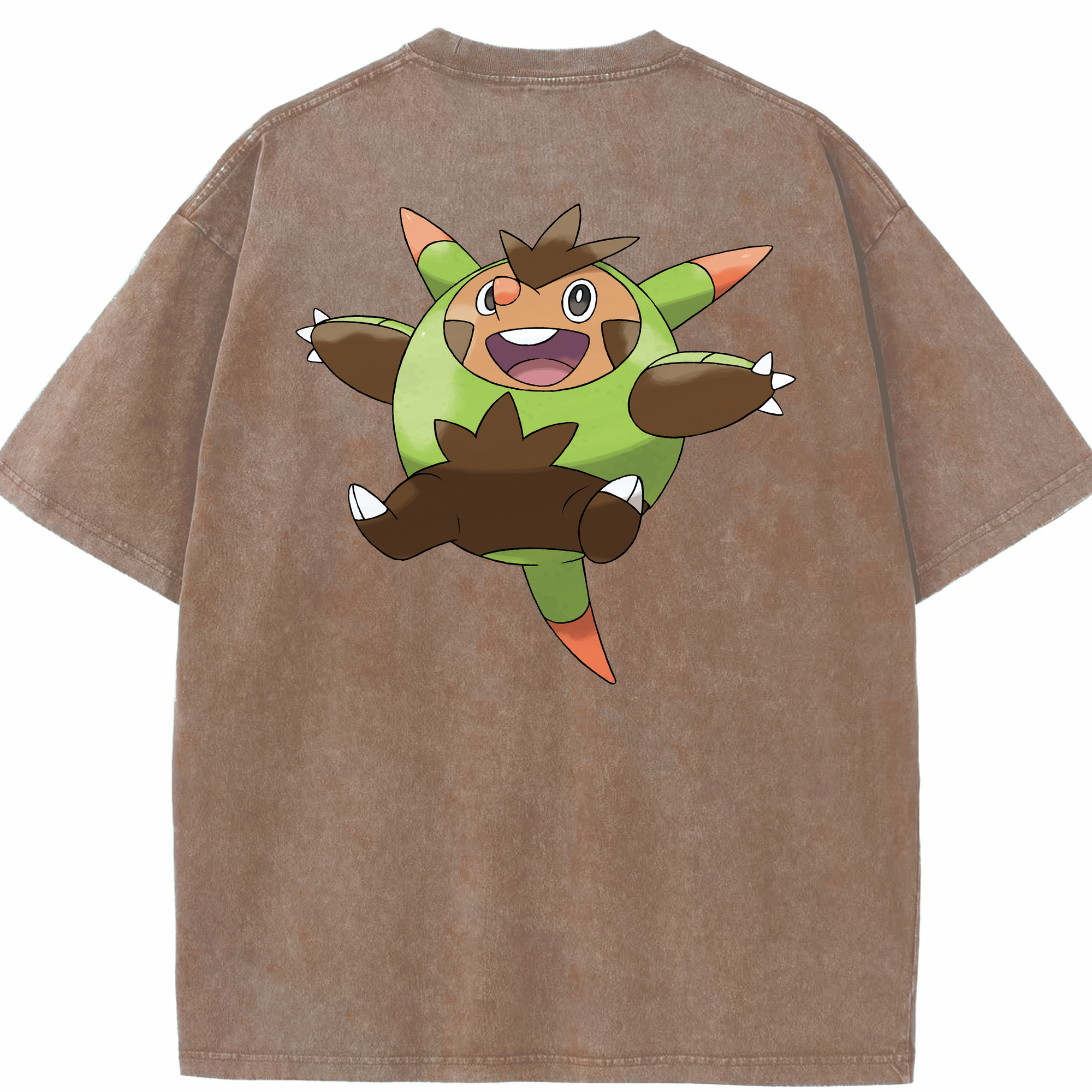 （画像用） ポケットモンスター Pokémon 綿100% ヴィンテージ風 半袖Tシャツ（背面プリント）