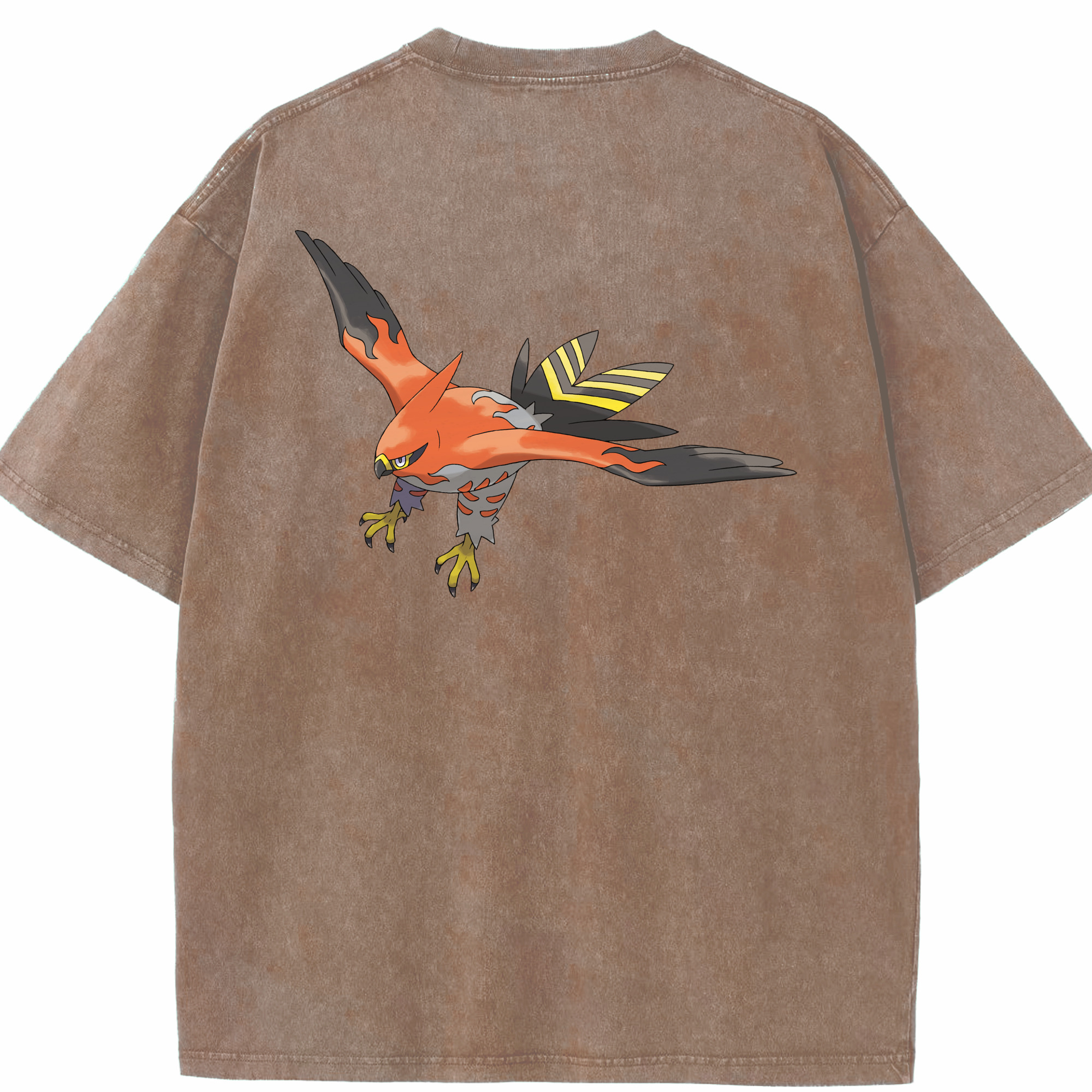 （画像用） ポケットモンスター Pokémon 綿100% ヴィンテージ風 半袖Tシャツ（背面プリント）