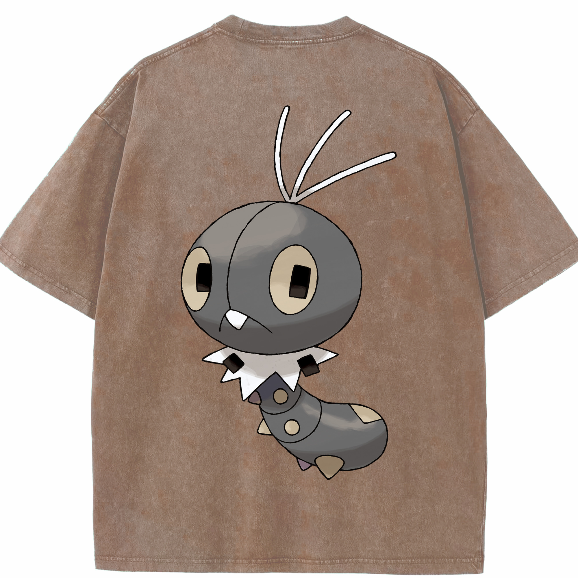 （画像用） ポケットモンスター Pokémon 綿100% ヴィンテージ風 半袖Tシャツ（背面プリント）