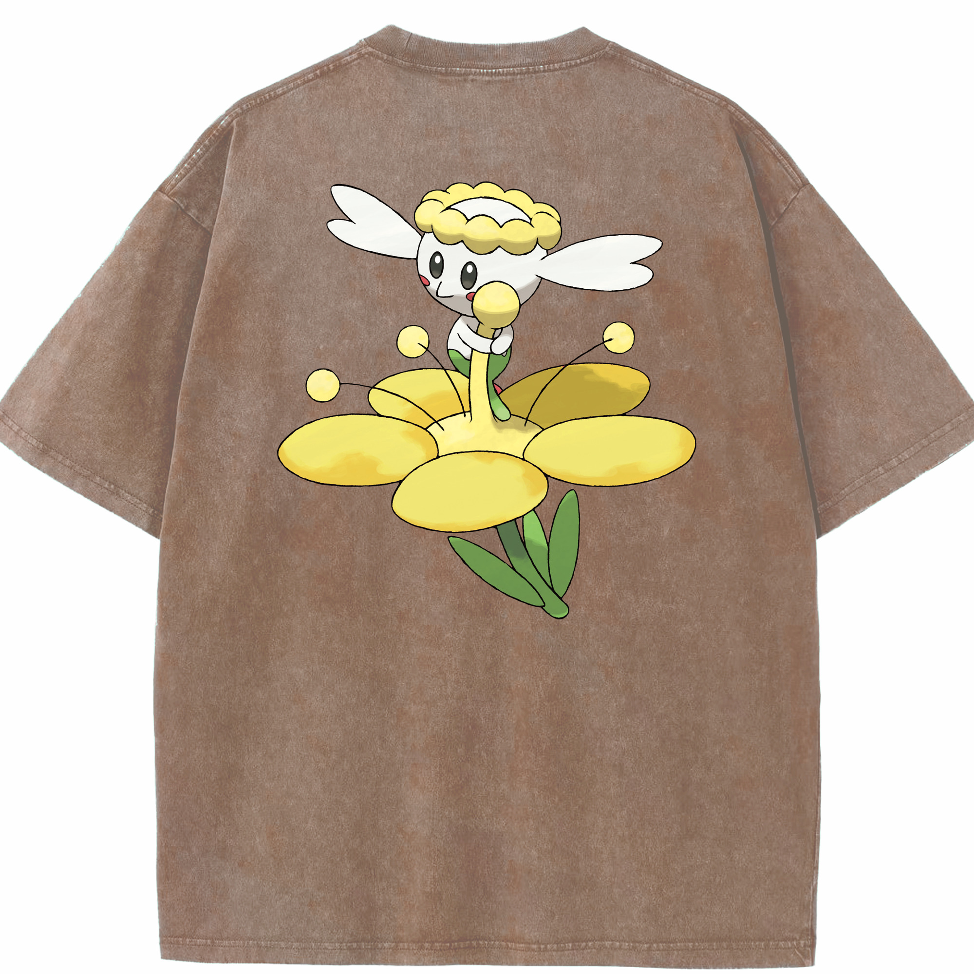 （画像用） ポケットモンスター Pokémon 綿100% ヴィンテージ風 半袖Tシャツ（背面プリント）