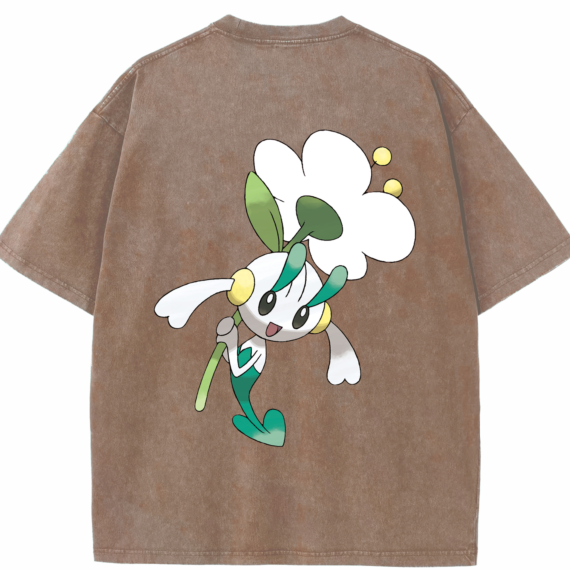 （画像用） ポケットモンスター Pokémon 綿100% ヴィンテージ風 半袖Tシャツ（背面プリント）