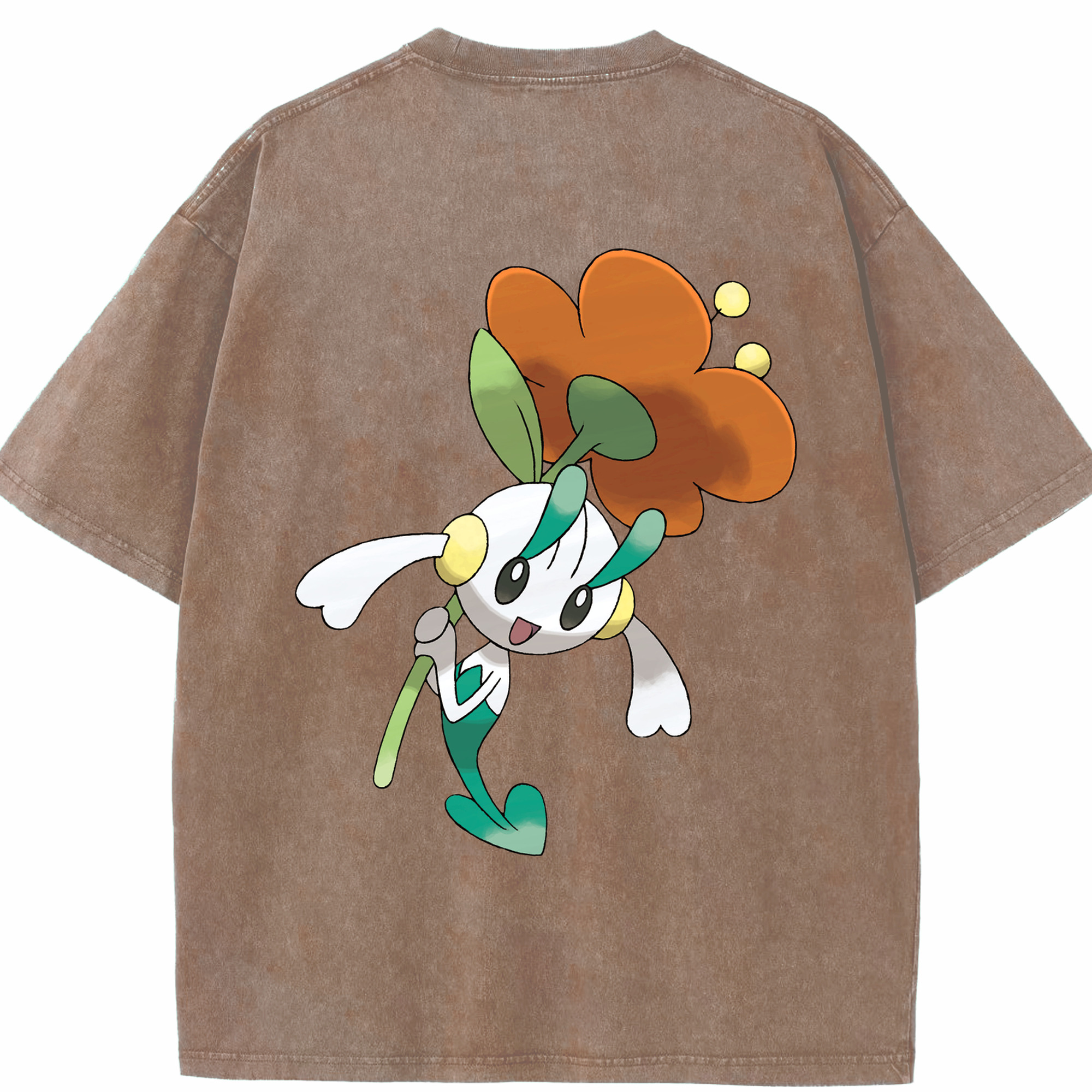 （画像用） ポケットモンスター Pokémon 綿100% ヴィンテージ風 半袖Tシャツ（背面プリント）