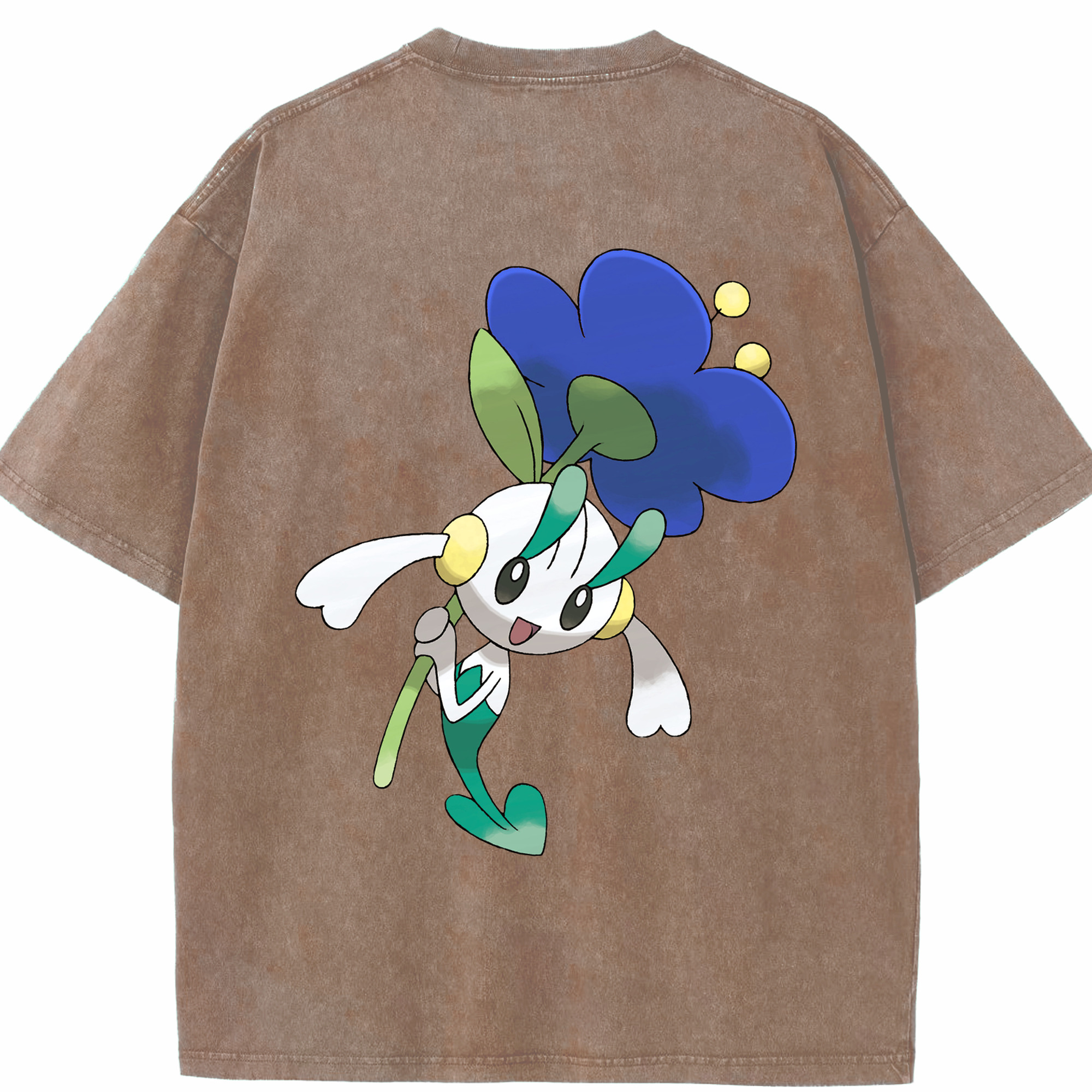（画像用） ポケットモンスター Pokémon 綿100% ヴィンテージ風 半袖Tシャツ（背面プリント）