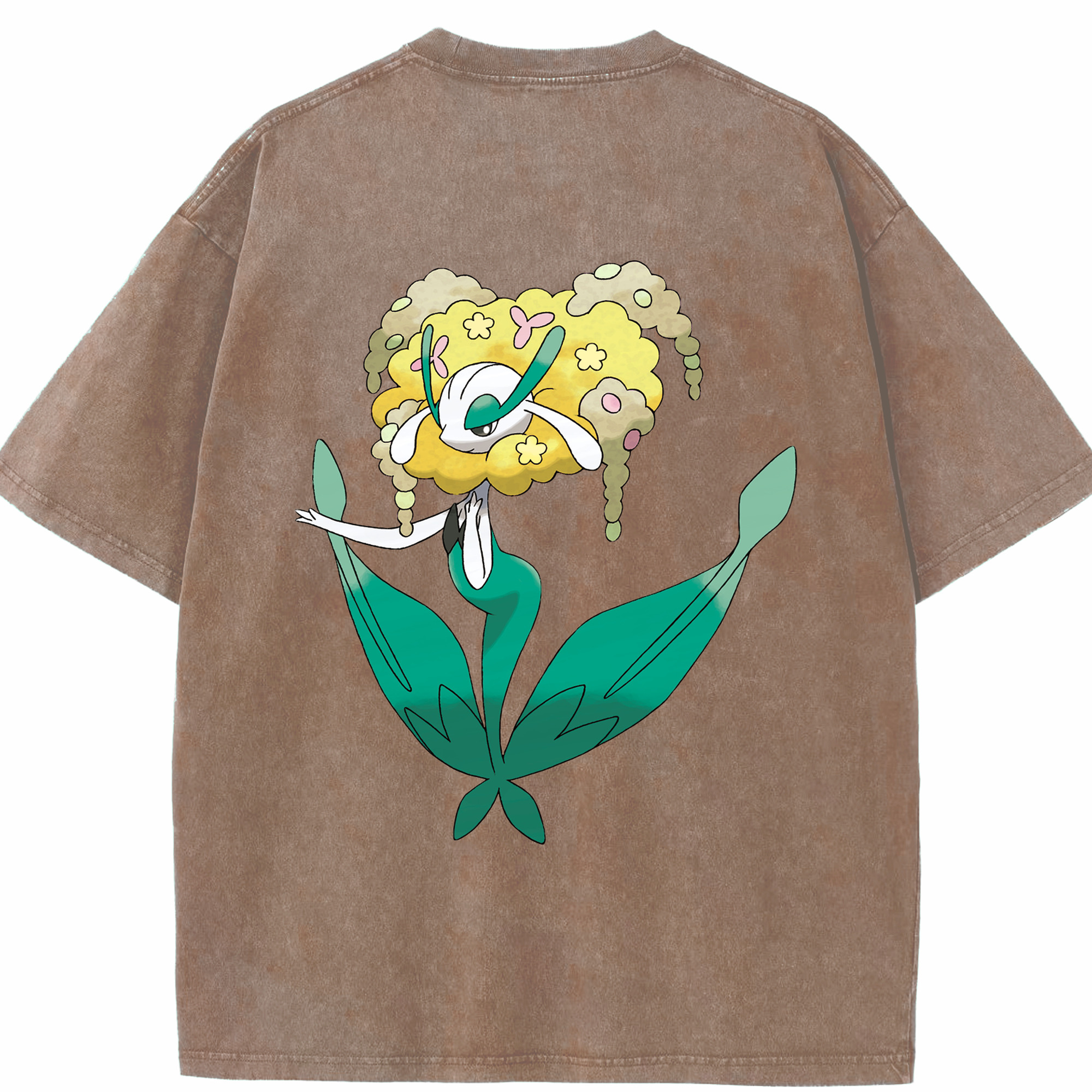（画像用） ポケットモンスター Pokémon 綿100% ヴィンテージ風 半袖Tシャツ（背面プリント）