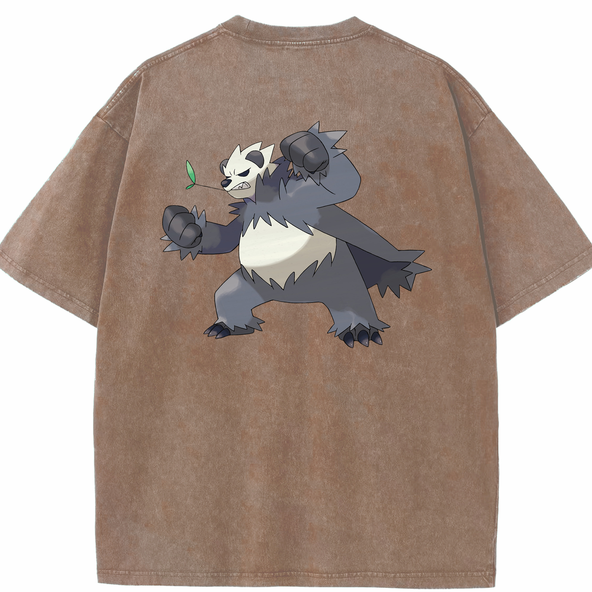 （画像用） ポケットモンスター Pokémon 綿100% ヴィンテージ風 半袖Tシャツ（背面プリント）