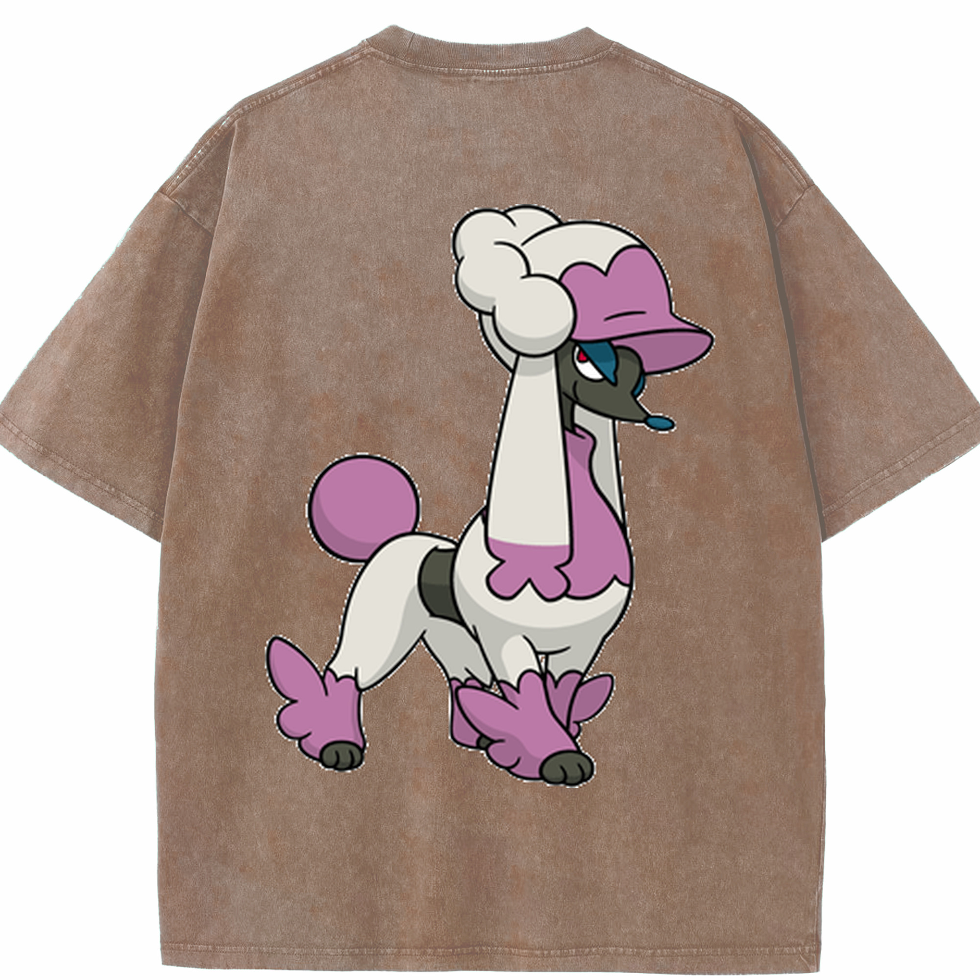 （画像用） ポケットモンスター Pokémon 綿100% ヴィンテージ風 半袖Tシャツ（背面プリント）