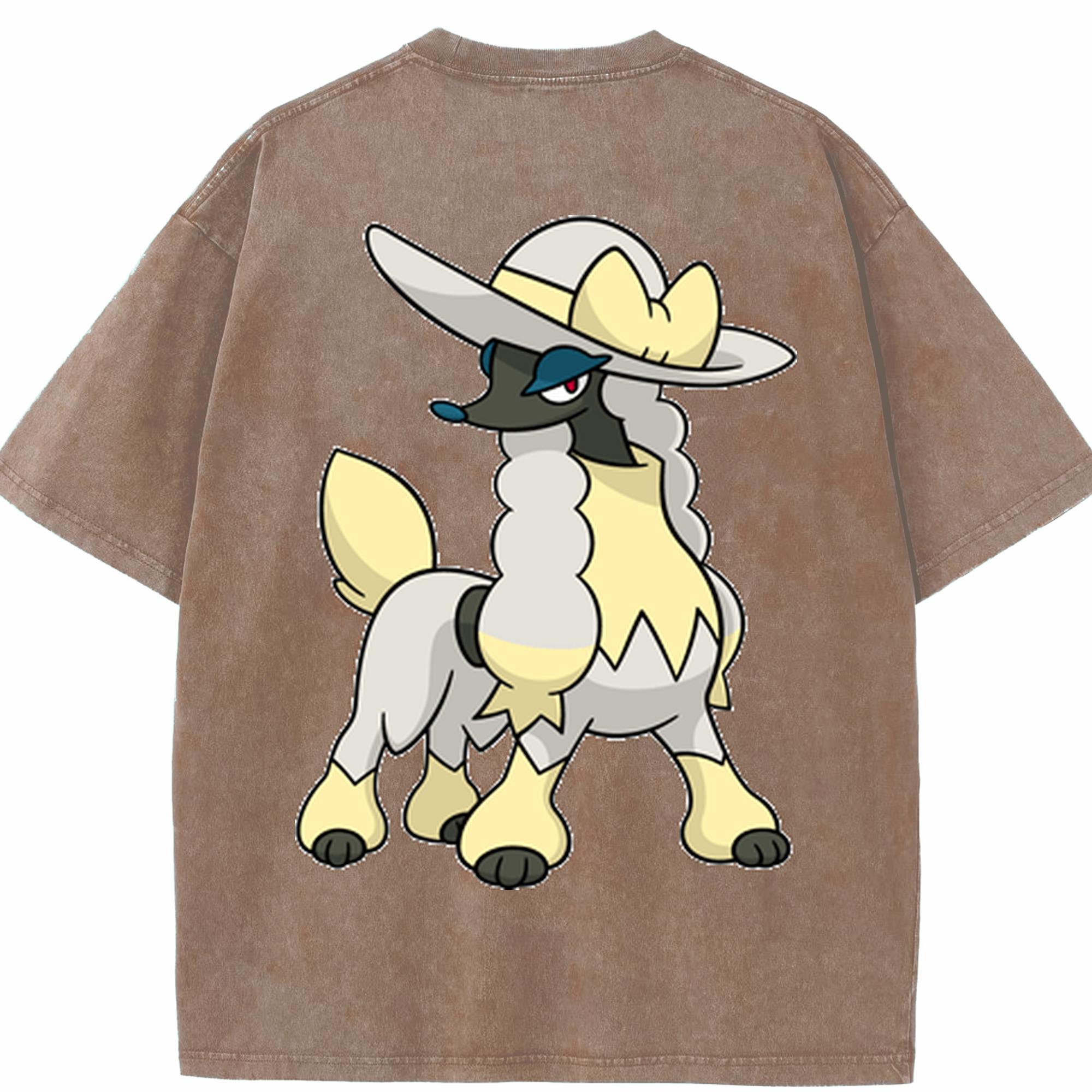 （画像用） ポケットモンスター Pokémon 綿100% ヴィンテージ風 半袖Tシャツ（背面プリント）
