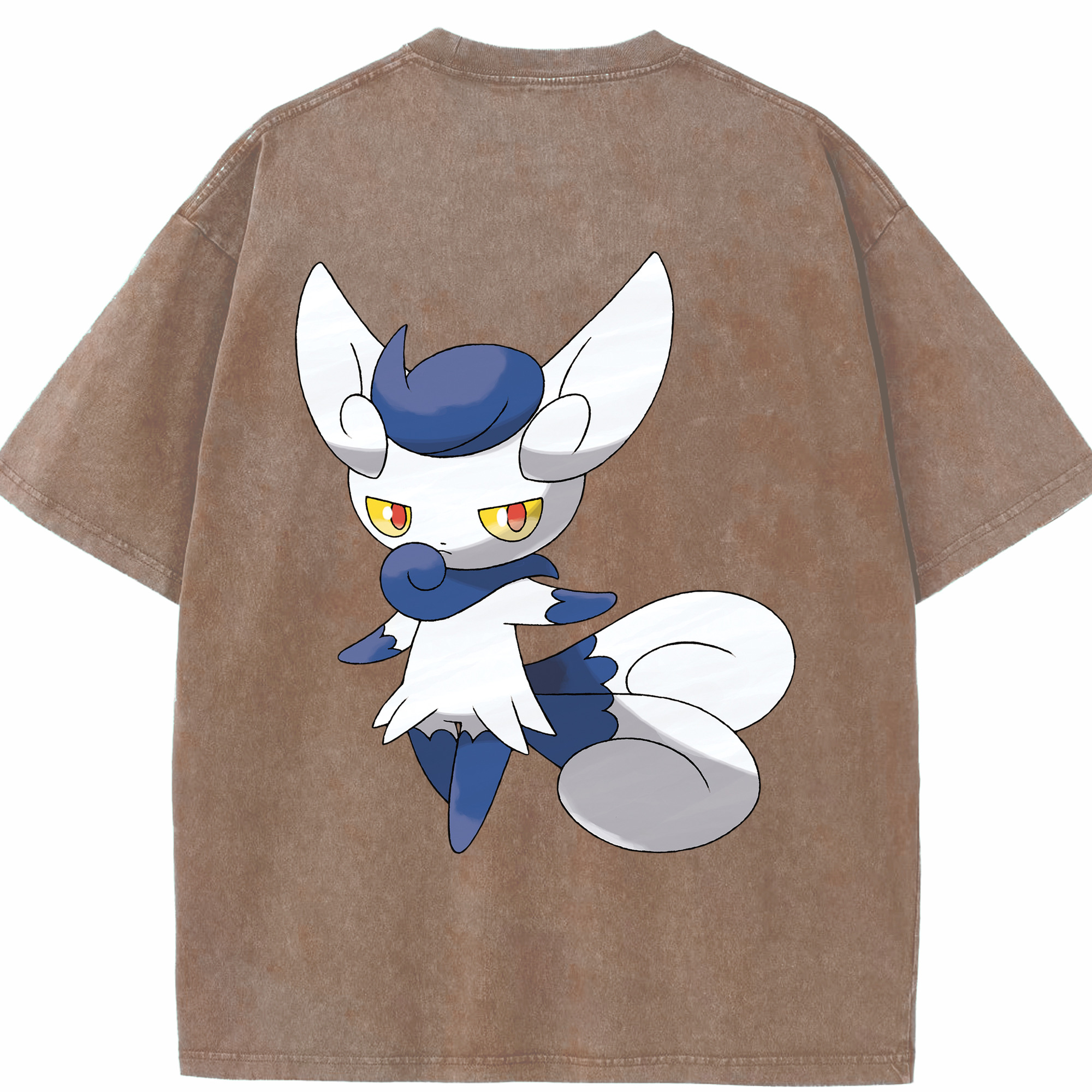 （画像用） ポケットモンスター Pokémon 綿100% ヴィンテージ風 半袖Tシャツ（背面プリント）