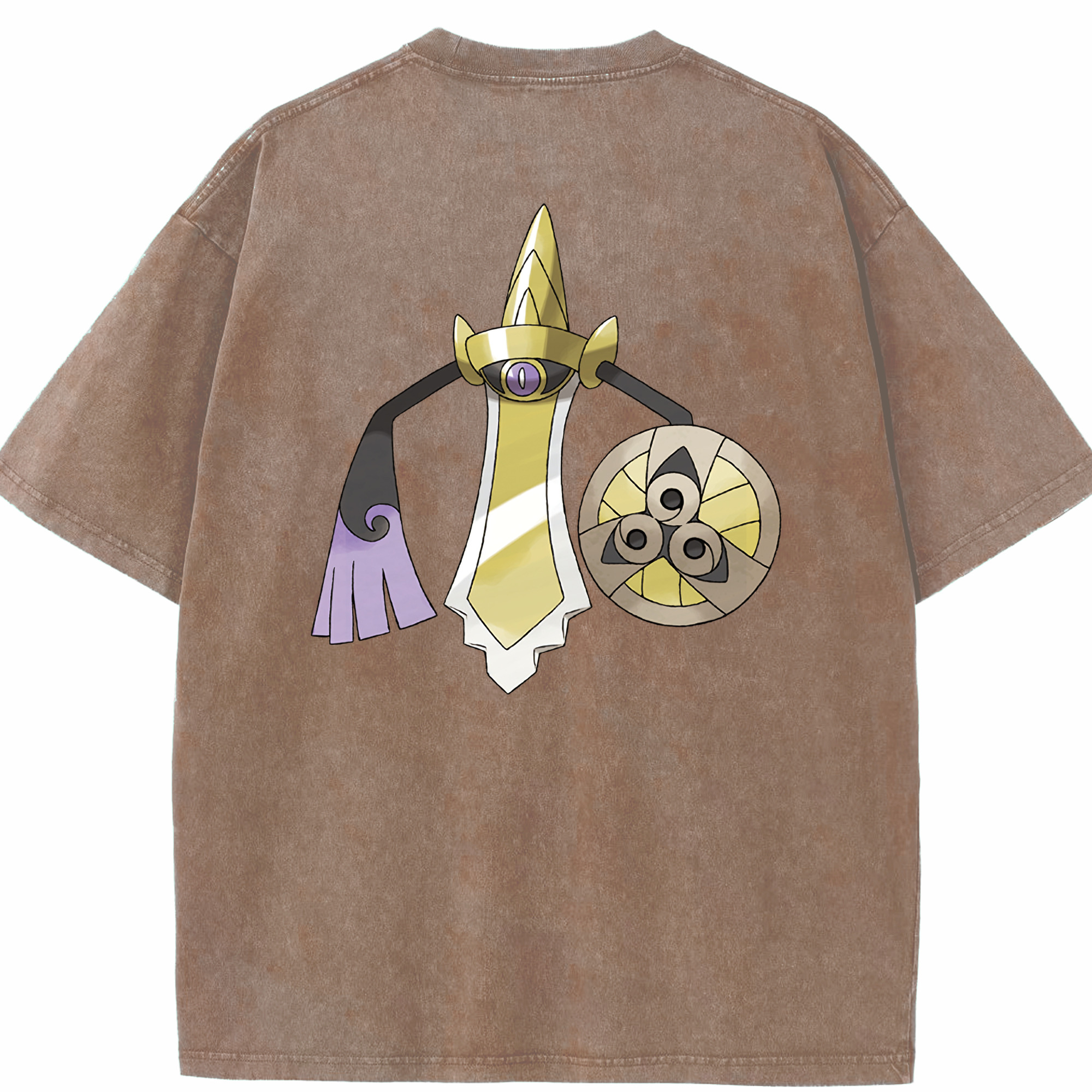 （画像用） ポケットモンスター Pokémon 綿100% ヴィンテージ風 半袖Tシャツ（背面プリント）