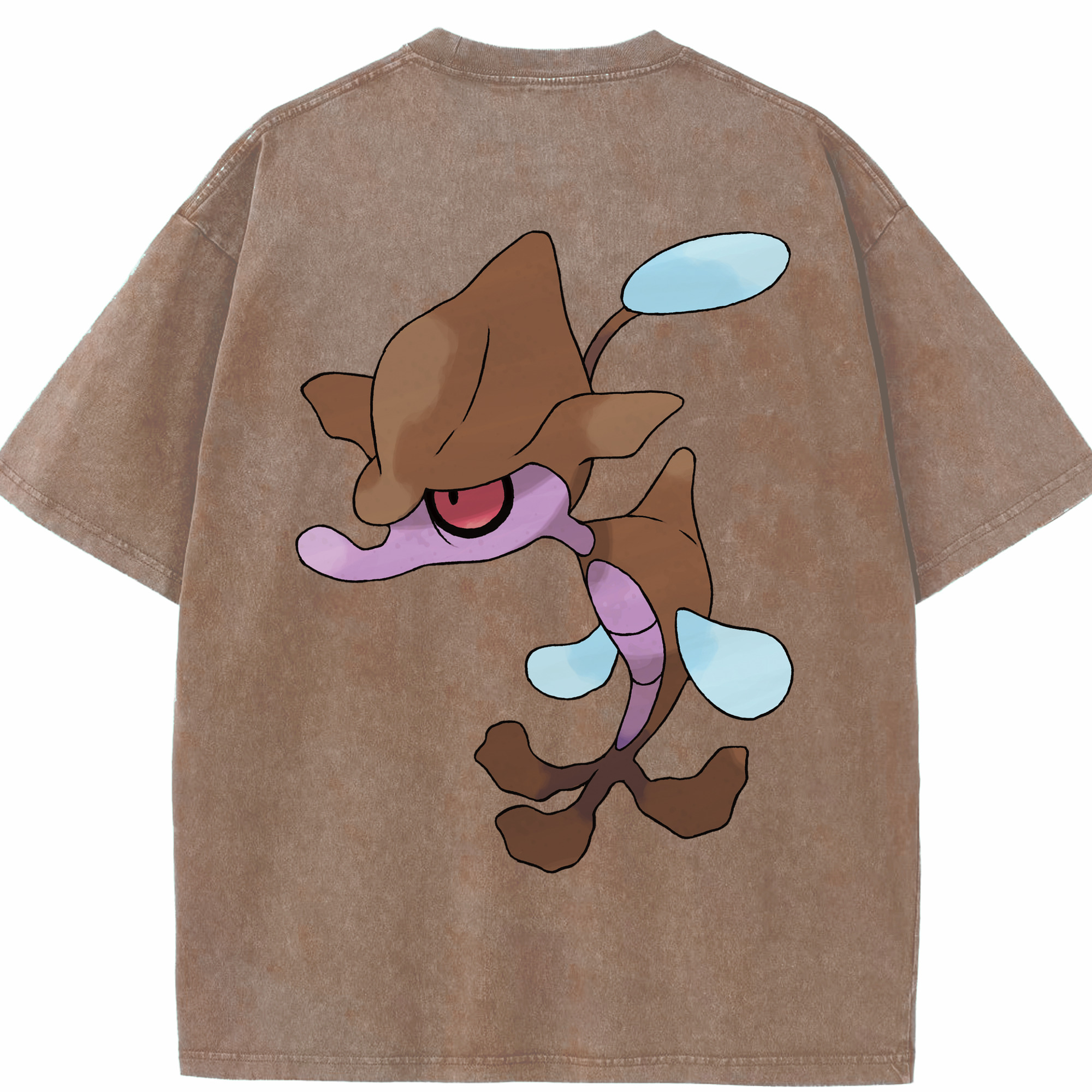 （画像用） ポケットモンスター Pokémon 綿100% ヴィンテージ風 半袖Tシャツ（背面プリント）