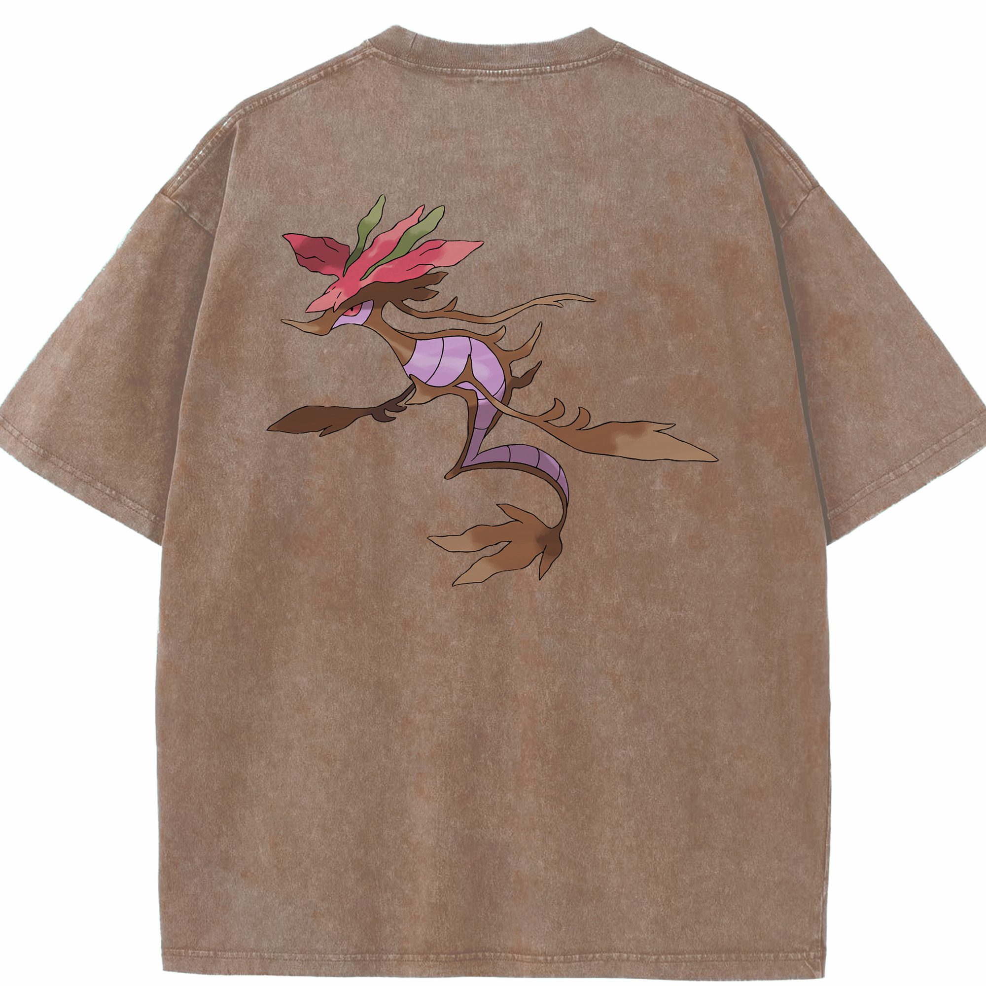 （画像用） ポケットモンスター Pokémon 綿100% ヴィンテージ風 半袖Tシャツ（背面プリント）